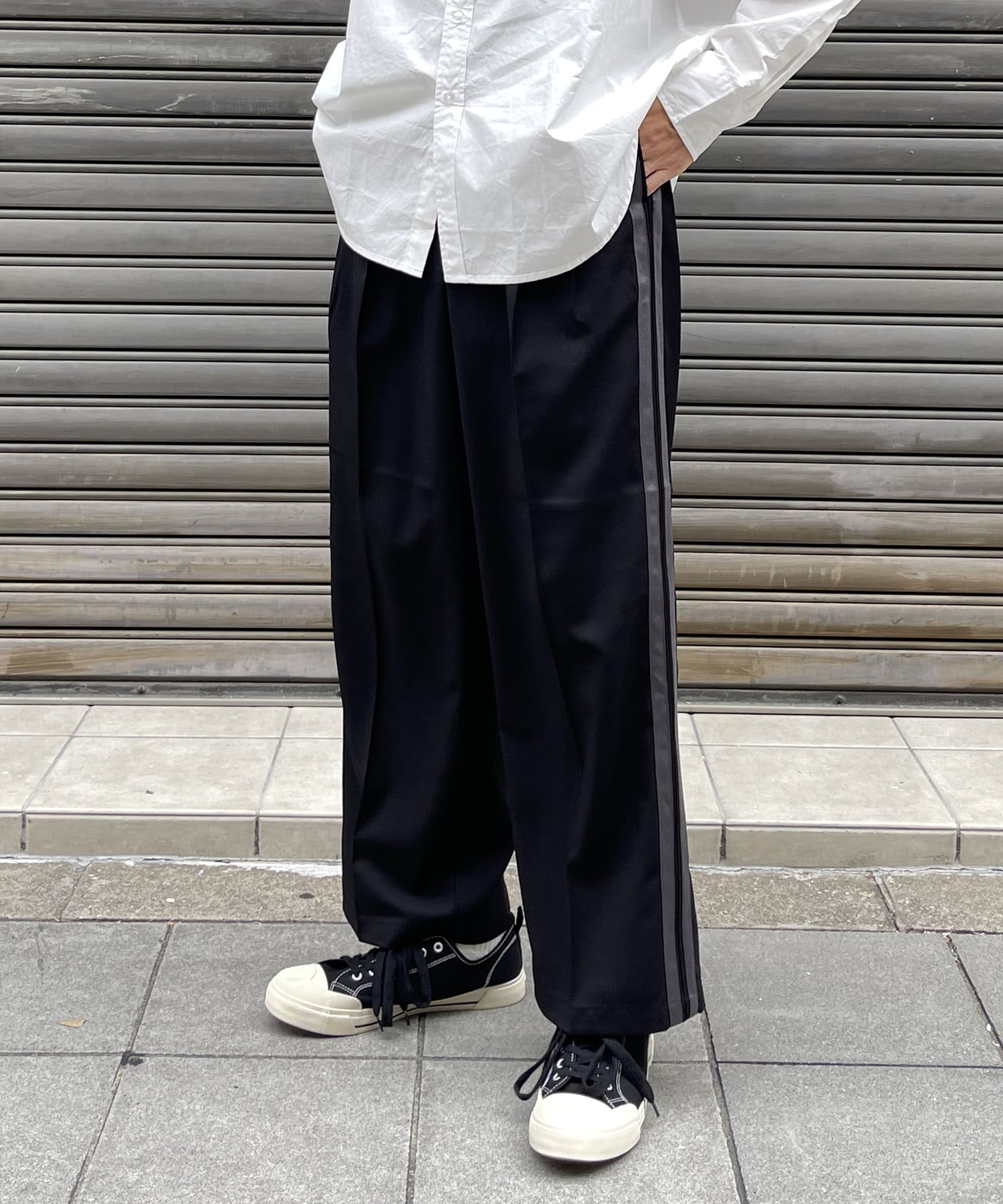 PEACEMINUSONE ラインパンツ PEACEMINUSONE ラインパンツ