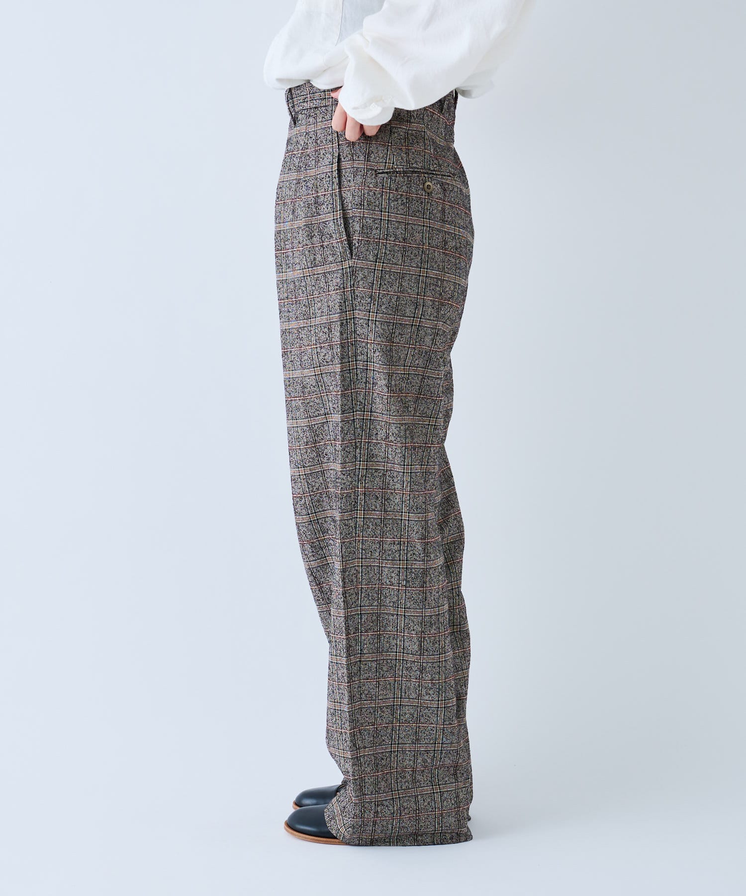 m's braque / TUCKED WIDE PANTS | BLOOM&BRANCH(ブルーム 