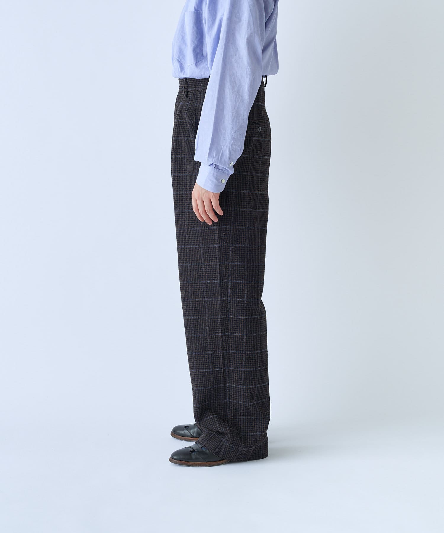 m's braque / TUCKED WIDE PANTS | BLOOM&BRANCH(ブルームアンド 