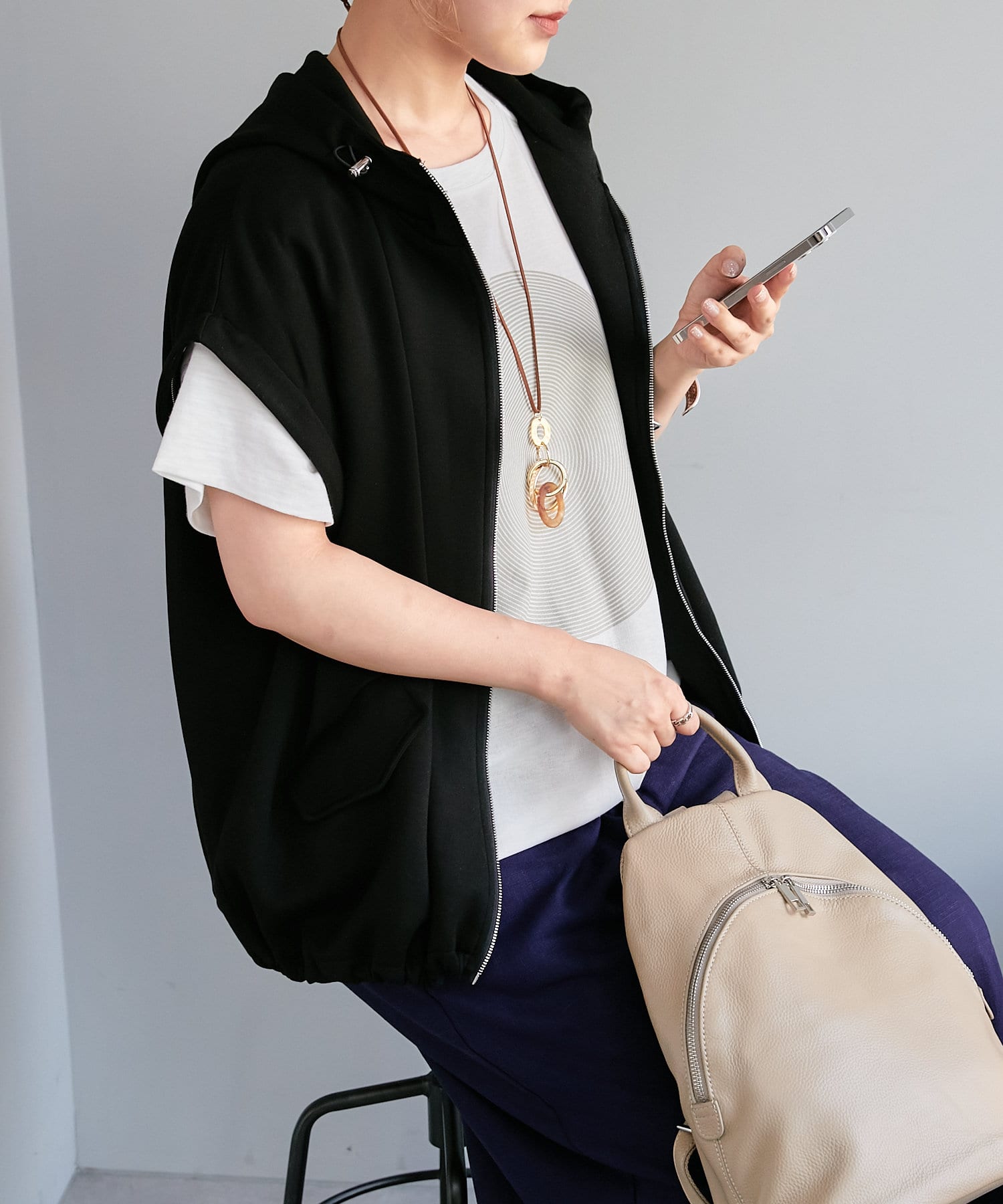 2wayベストパーカー Pal Collection パルコレクション レディース Pal Closet パルクローゼット パルグループ公式ファッション通販サイト