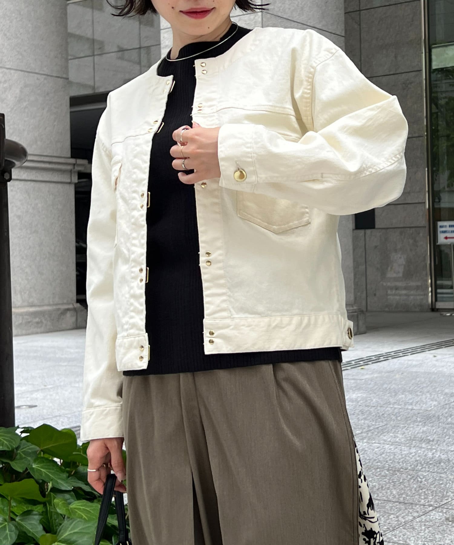 GLDフックノーカラーGジャン | Chez toi(シェトワ)レディース