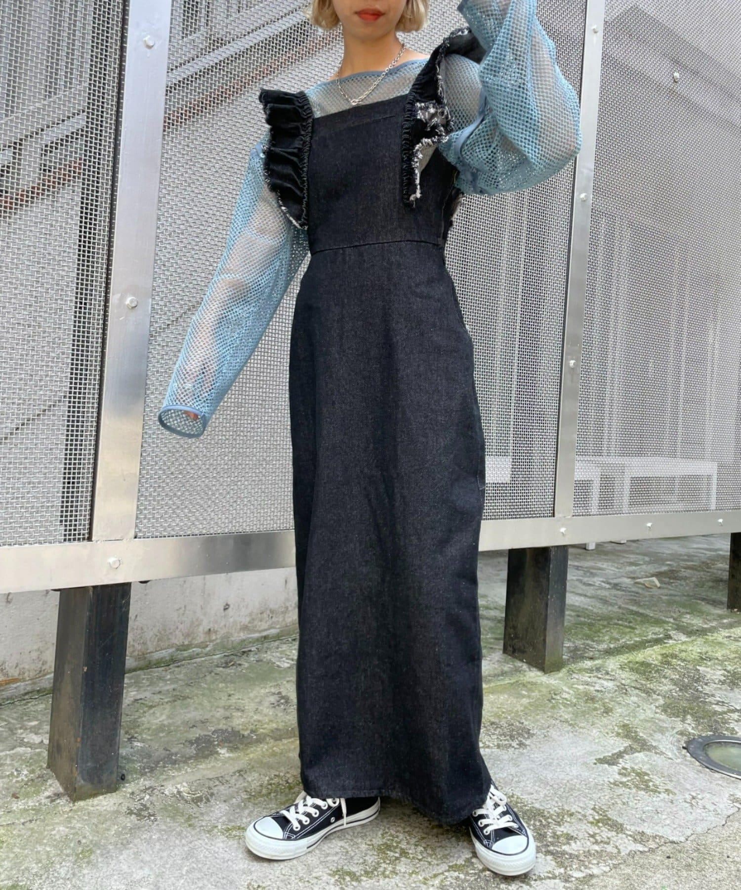 フリルデニムワンピース Ciaopanic チャオパニック レディース Pal Closet パルクローゼット パルグループ公式ファッション通販サイト