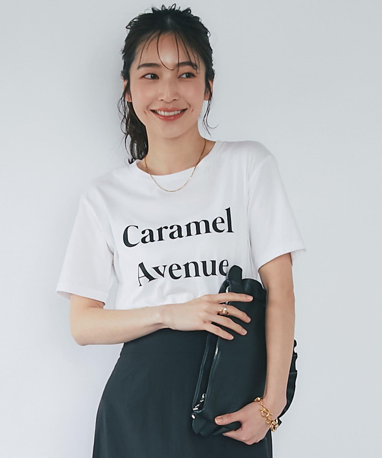 キャラメルアベニューTシャツ | La boutique BonBon(ラブティック