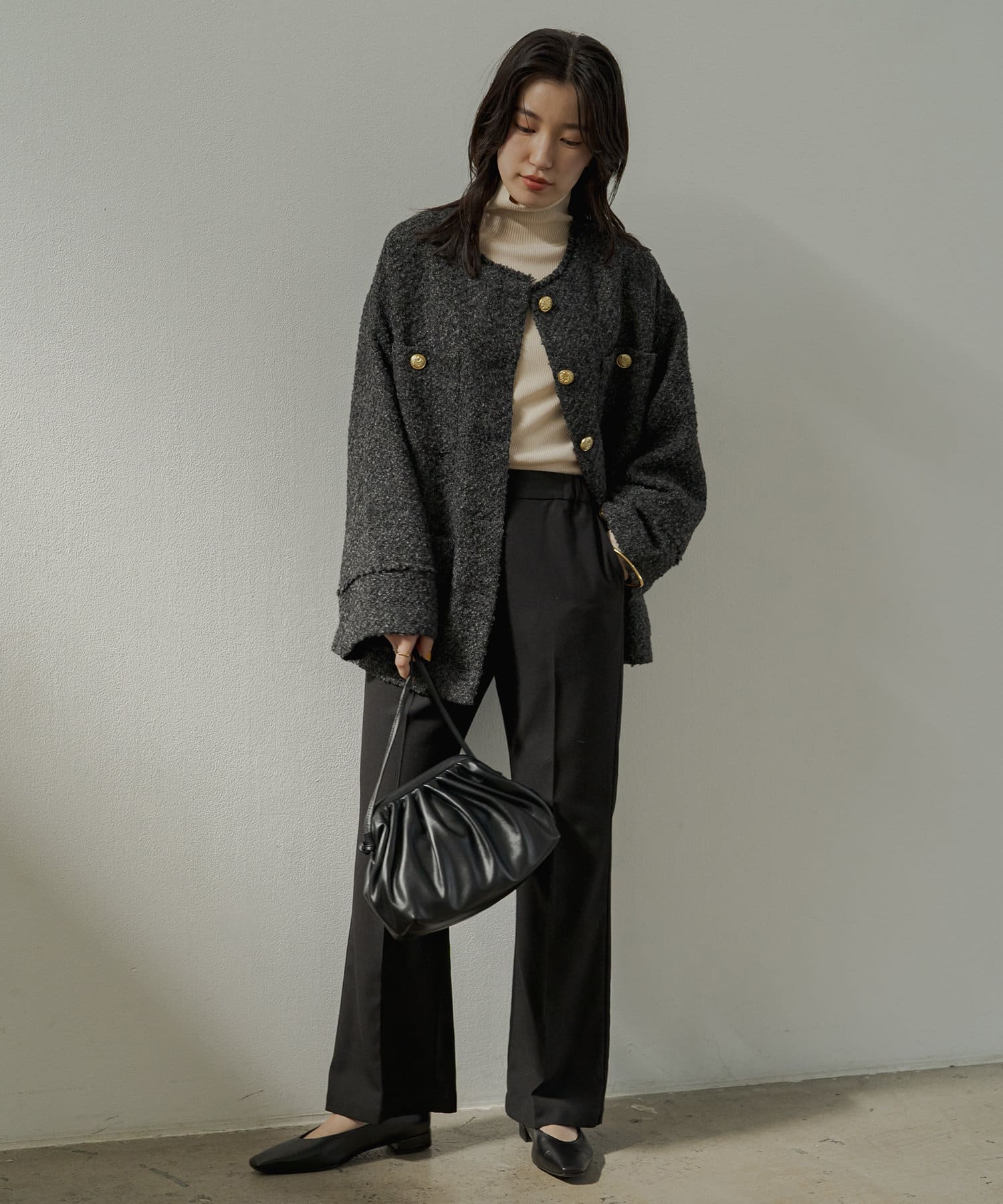 Loungedress】TRセンタープレスフレアパンツ | OUTLET