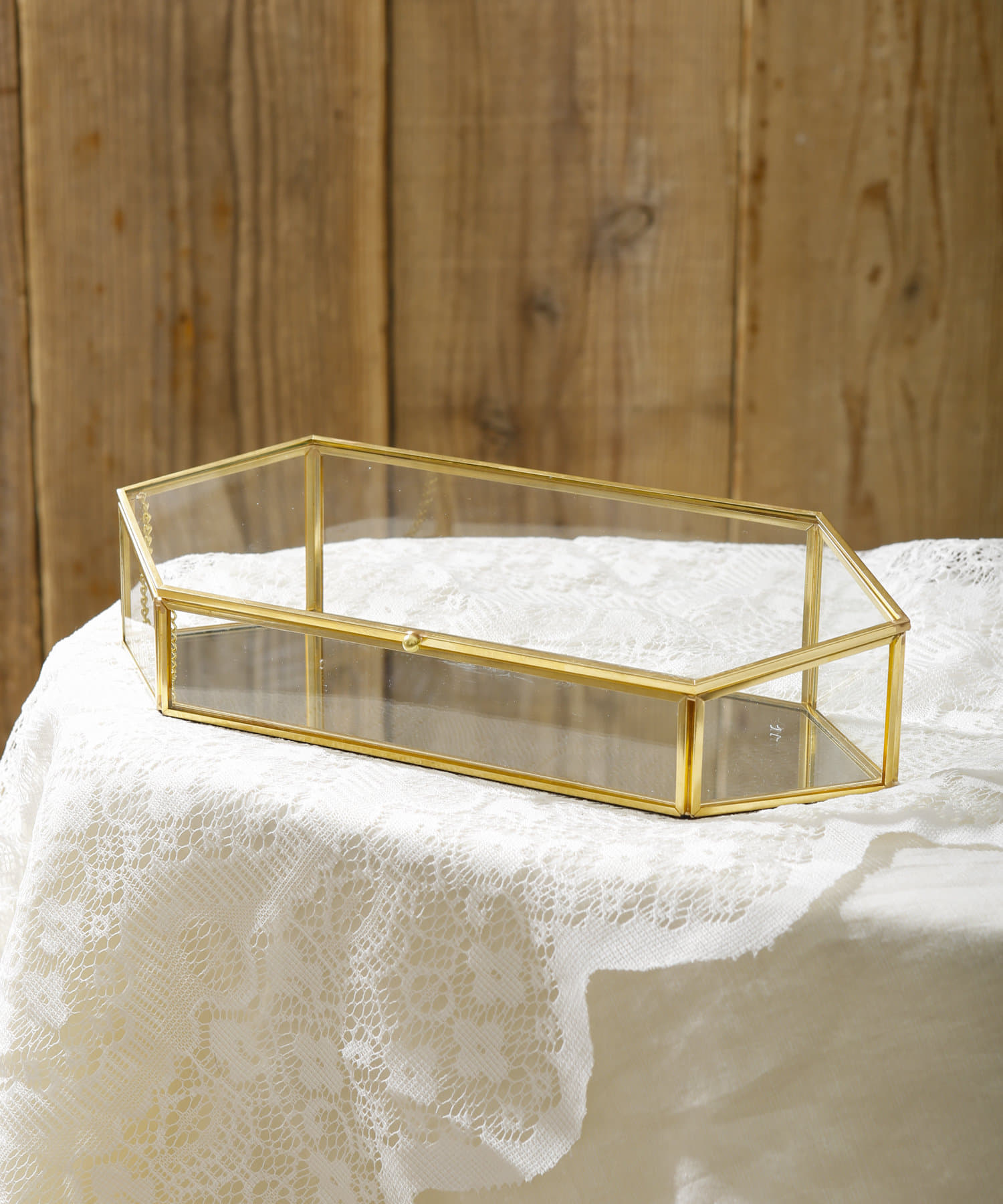 Salut! サリュ　ガラス4段ケース Salut! サリュ ガラス4段ケース