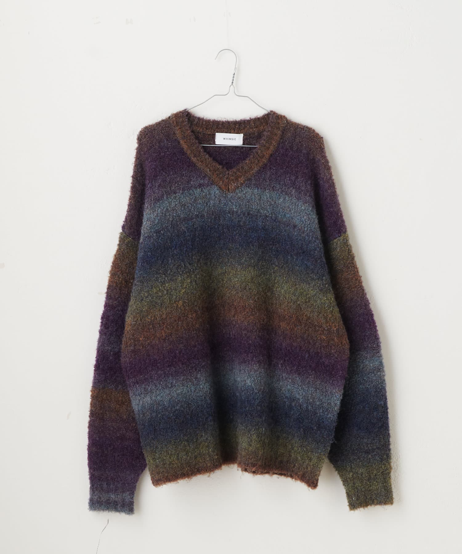 WHIMSIC】GRADATION BOUCLE KNIT SWEATER | Kastane(カスタネ