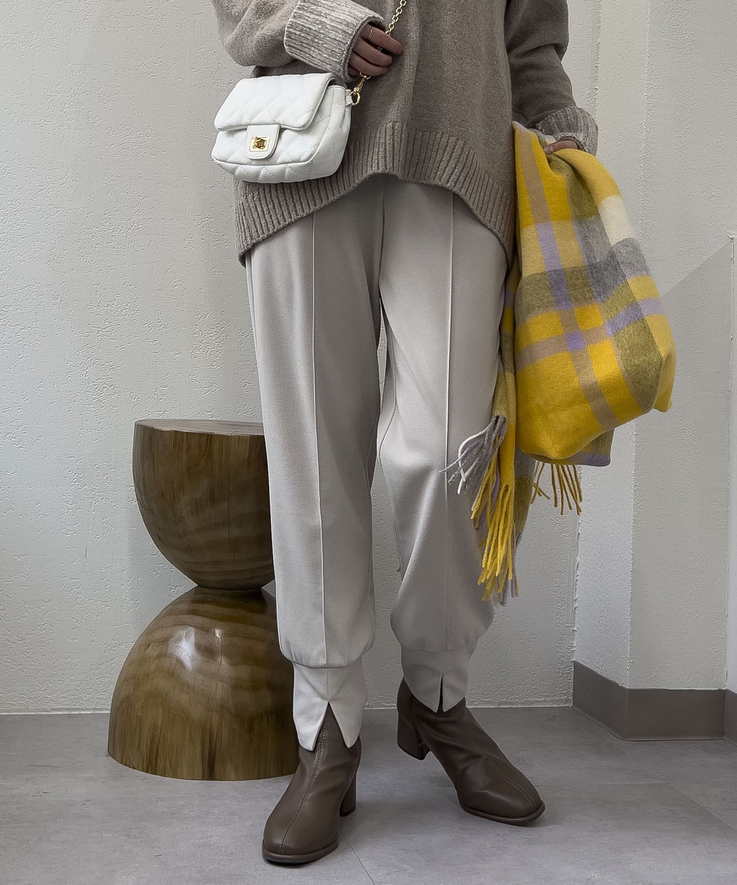 un dix cors(アンディコール) 【大人のリラックスパンツ】ジョガーパンツ