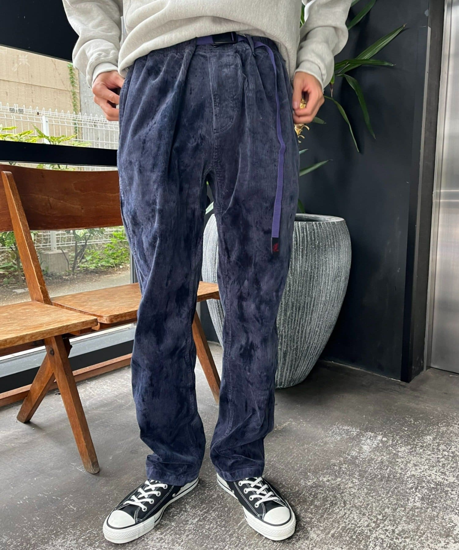 Lee×グラミチ GRAMiCCi ペインターパンツ クロップドパンツ デニム グラミチ×リー デニム GRAMICCI Lee ペインタークロップドパンツ