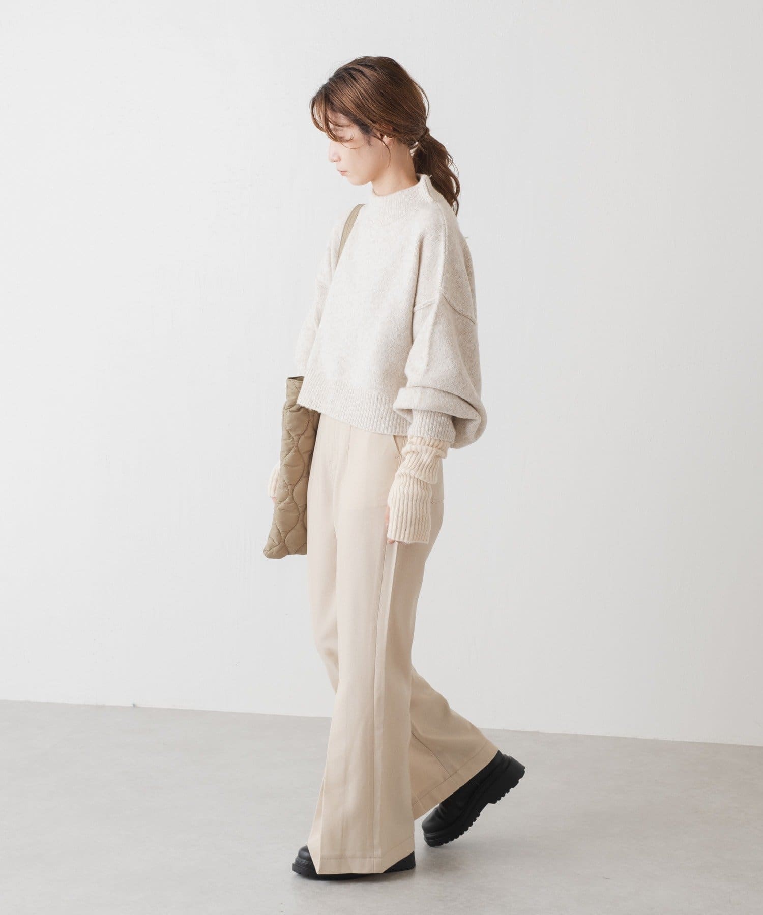 Kastane】ハイネッククロップドニット | OUTLET(アウトレット