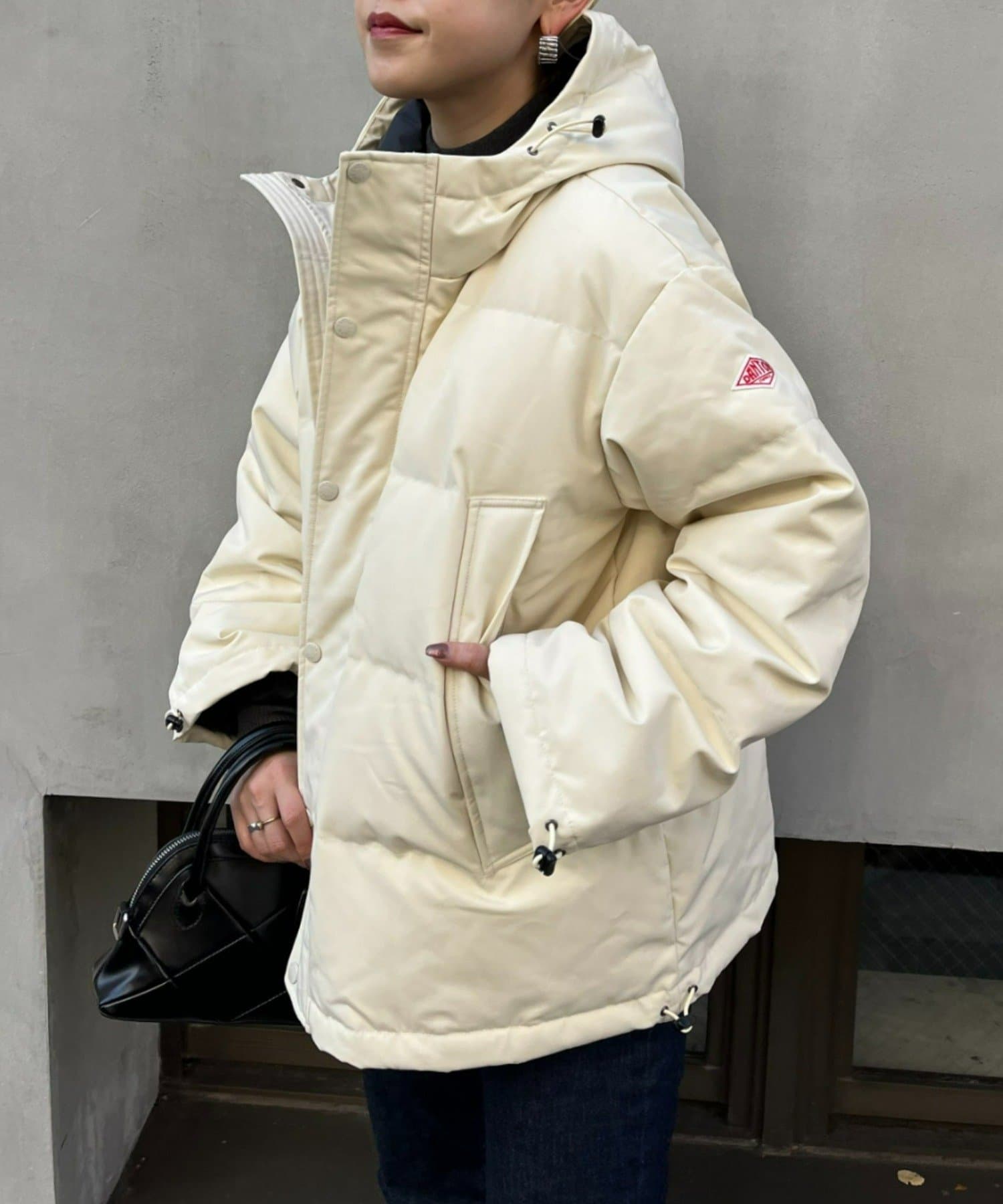 ダントンDOWN HOODED JACKET danton エクリュ 当店限定販売 www.m