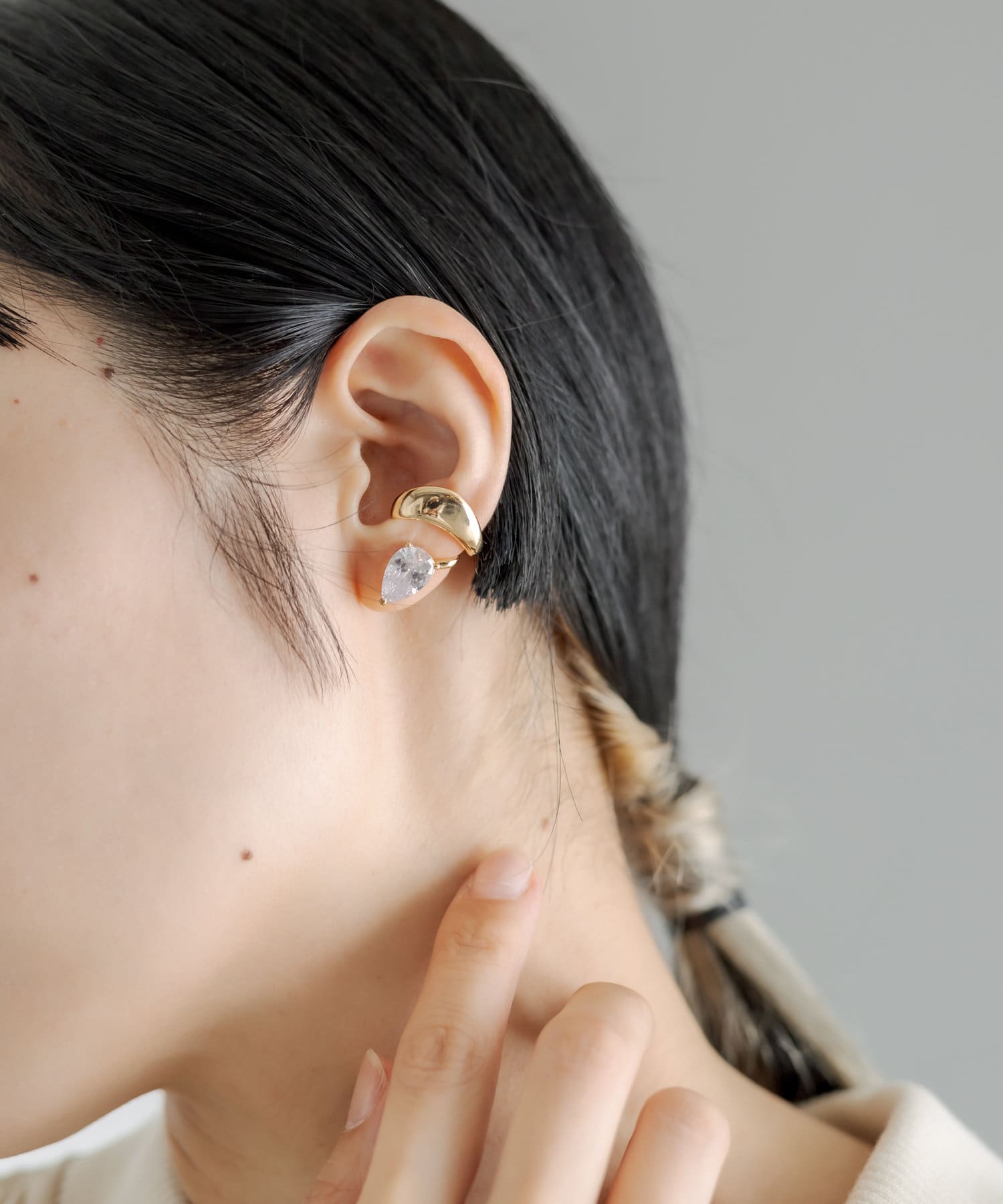 WEB限定》キュービックジルコニアフィットイヤーカフ | ear ...