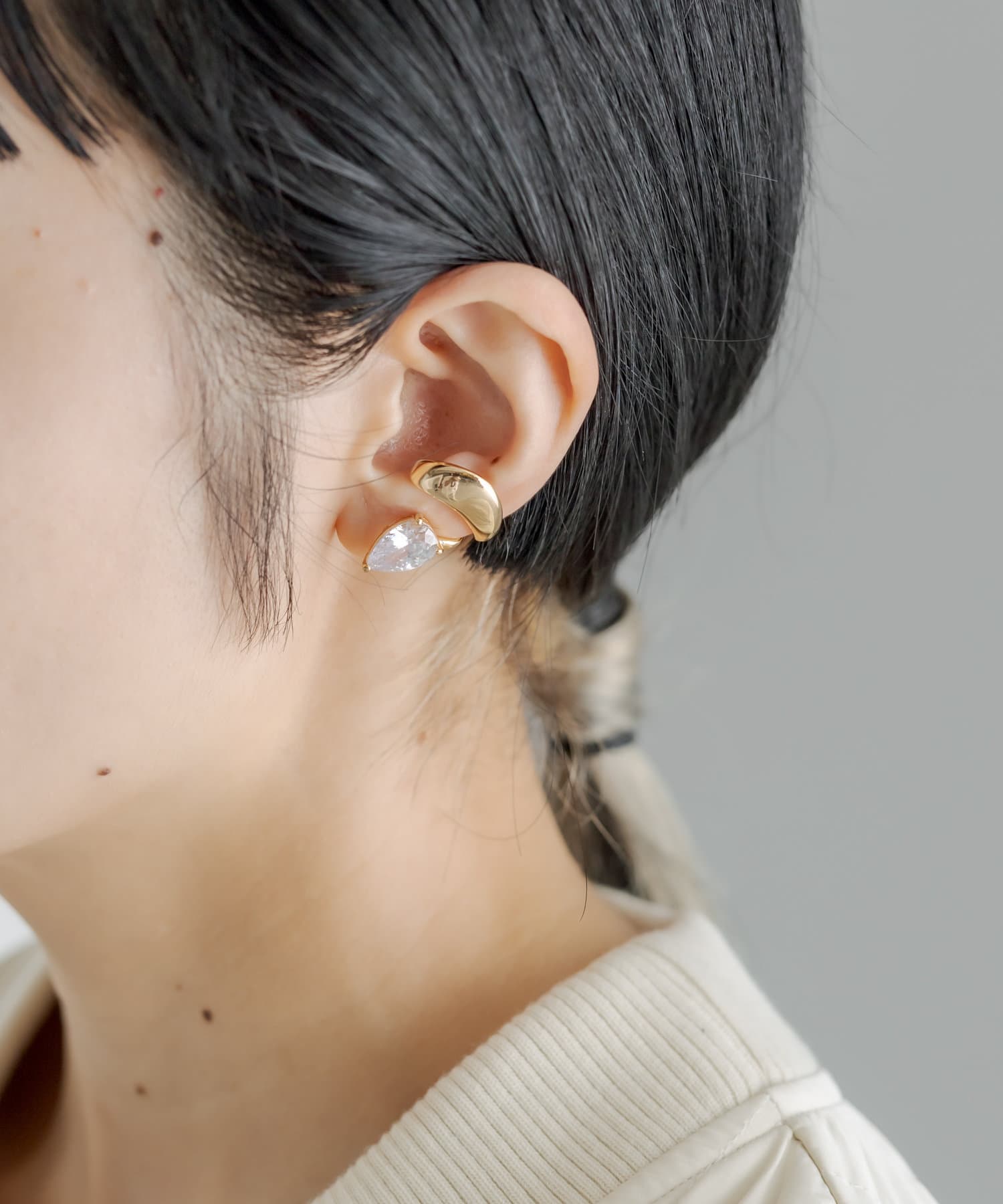 WEB限定》キュービックジルコニアフィットイヤーカフ | ear ...
