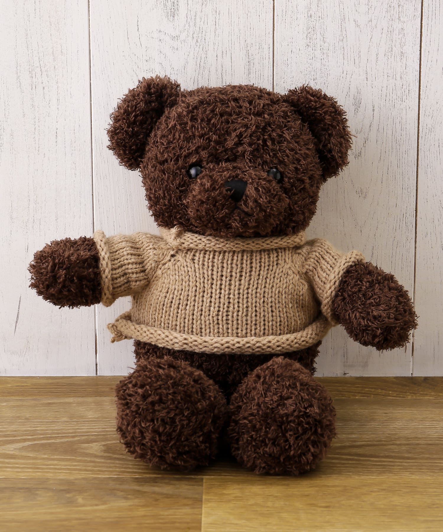 茶色のクマのぬいぐるみ 茶色のクマのぬいぐるみ ストラップ付き - メルカリ