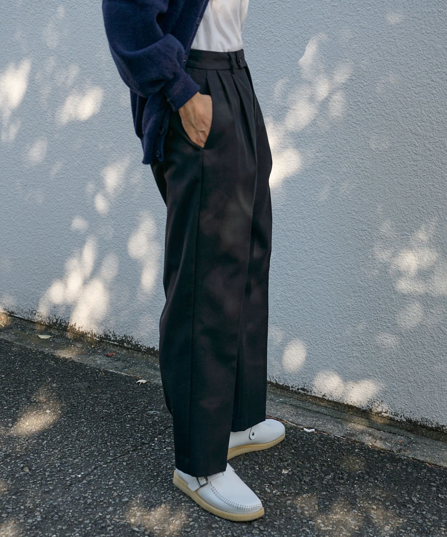 キャプテンサンシャイDyed 2Pleats Straight Trousers - メンズ