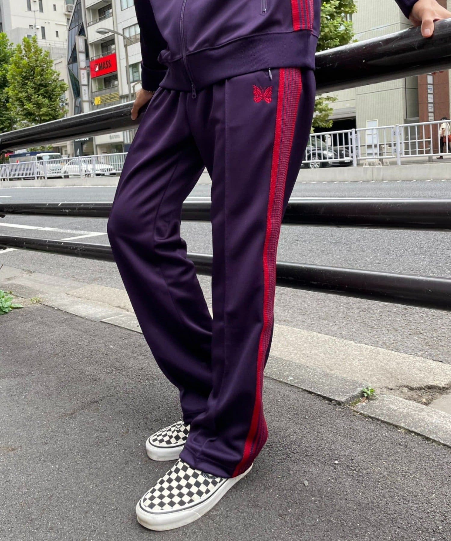 CIAOPANIC(チャオパニック) 【NEEDLES】Narrow Track Pant - Poly Smooth