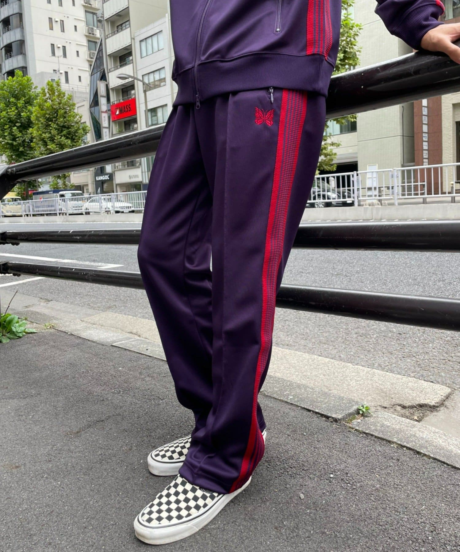 【NEEDLES】Narrow Track Pant - Poly Smooth | CIAOPANIC 