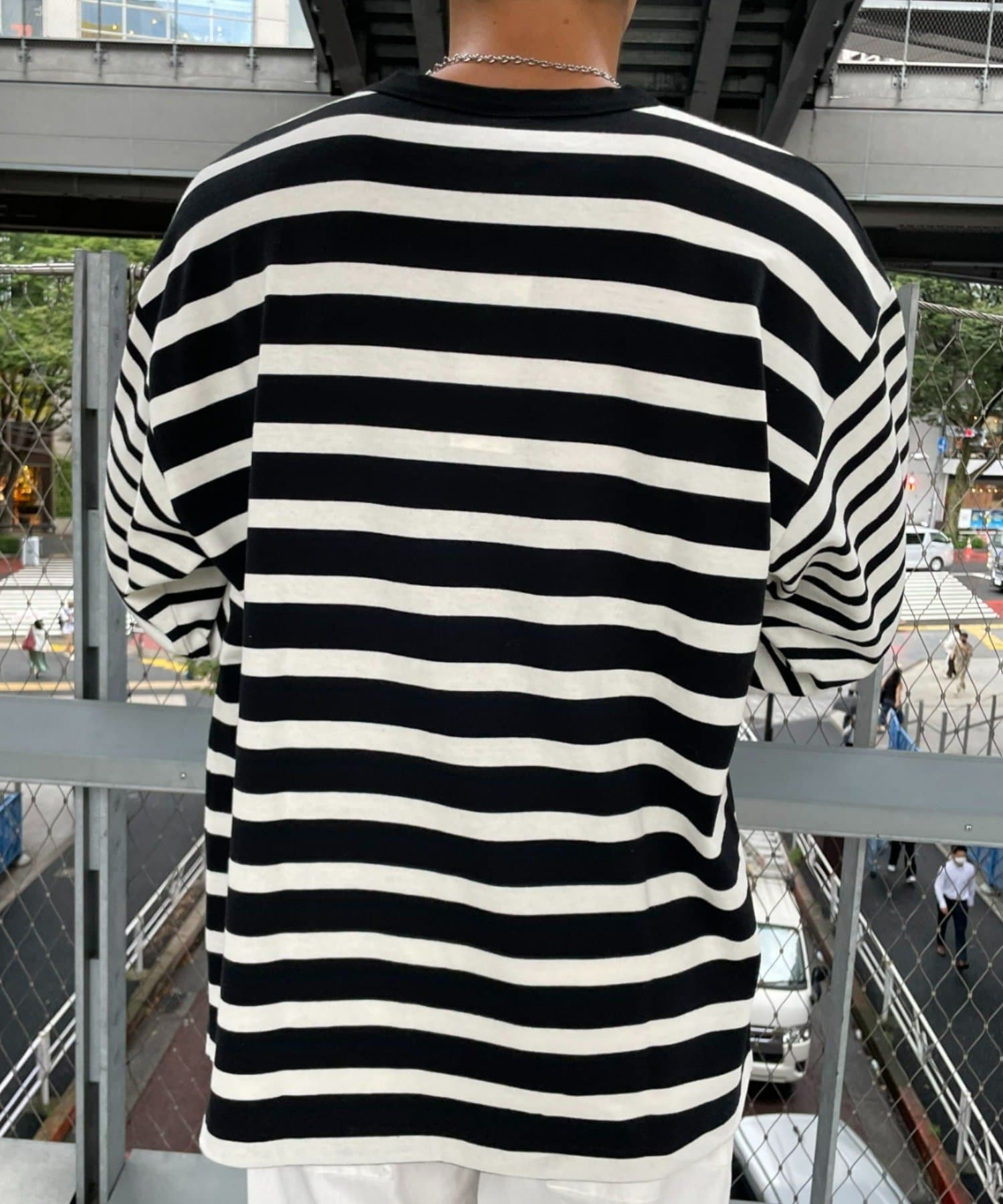室外 halfman メンズボーダーシャツ 通販