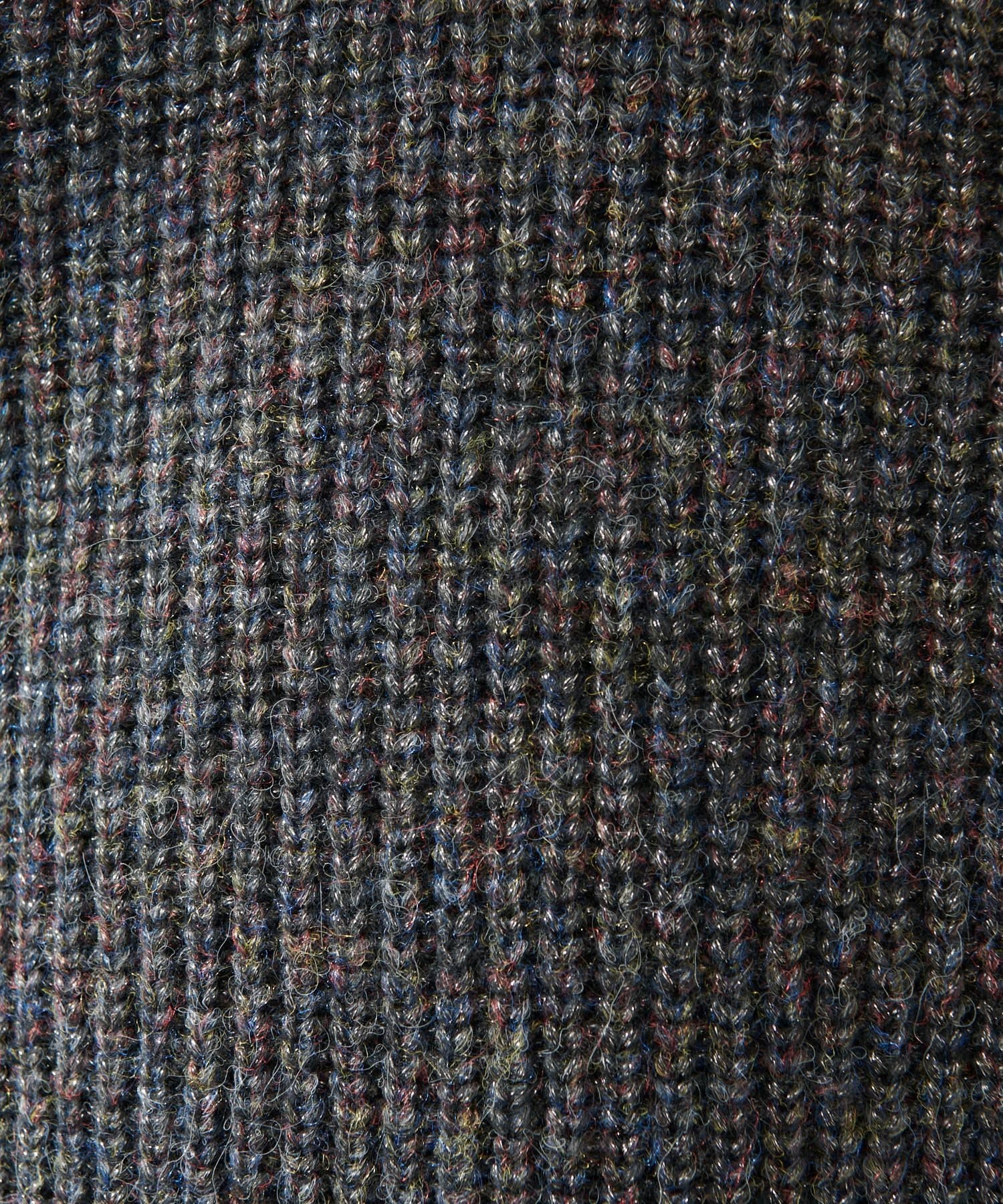 OUTLET(アウトレット) 【SHENERY】ラメ糸ZIPニットプルオーバー