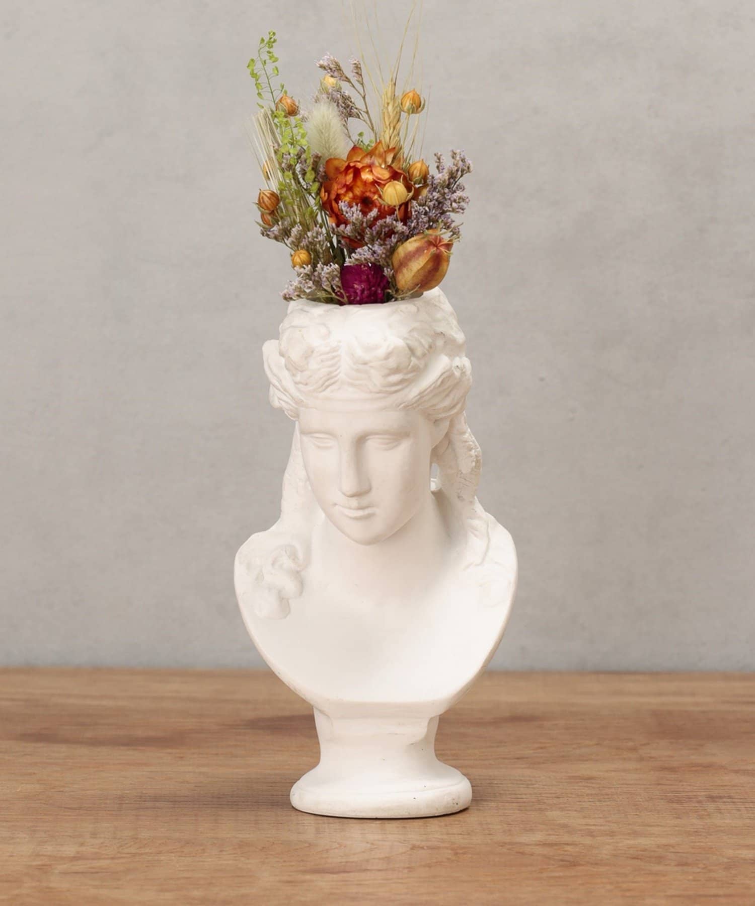 新品＊アンティーク 石膏像 花瓶 フラワーベース 彫像型 | www