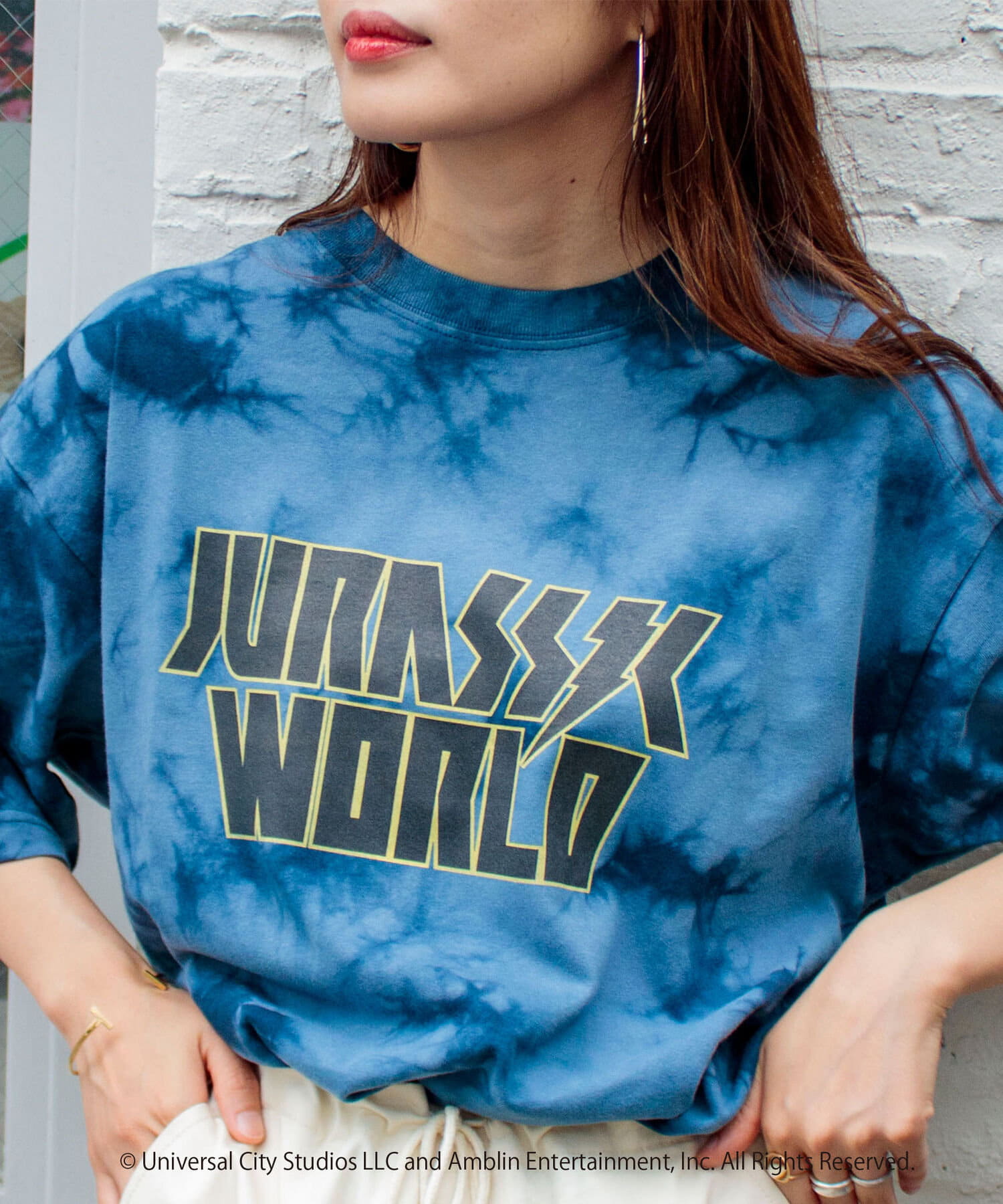 JURASSIC WORLD/ジュラシック・ワールド】タイダイ染めTシャツ | FREDY 