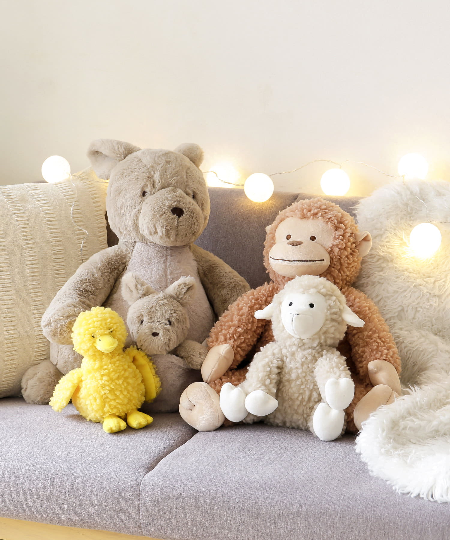 ぬいぐるみ サル 3coins スリーコインズ キッズ Pal Closet パルクローゼット パルグループ公式ファッション通販サイト