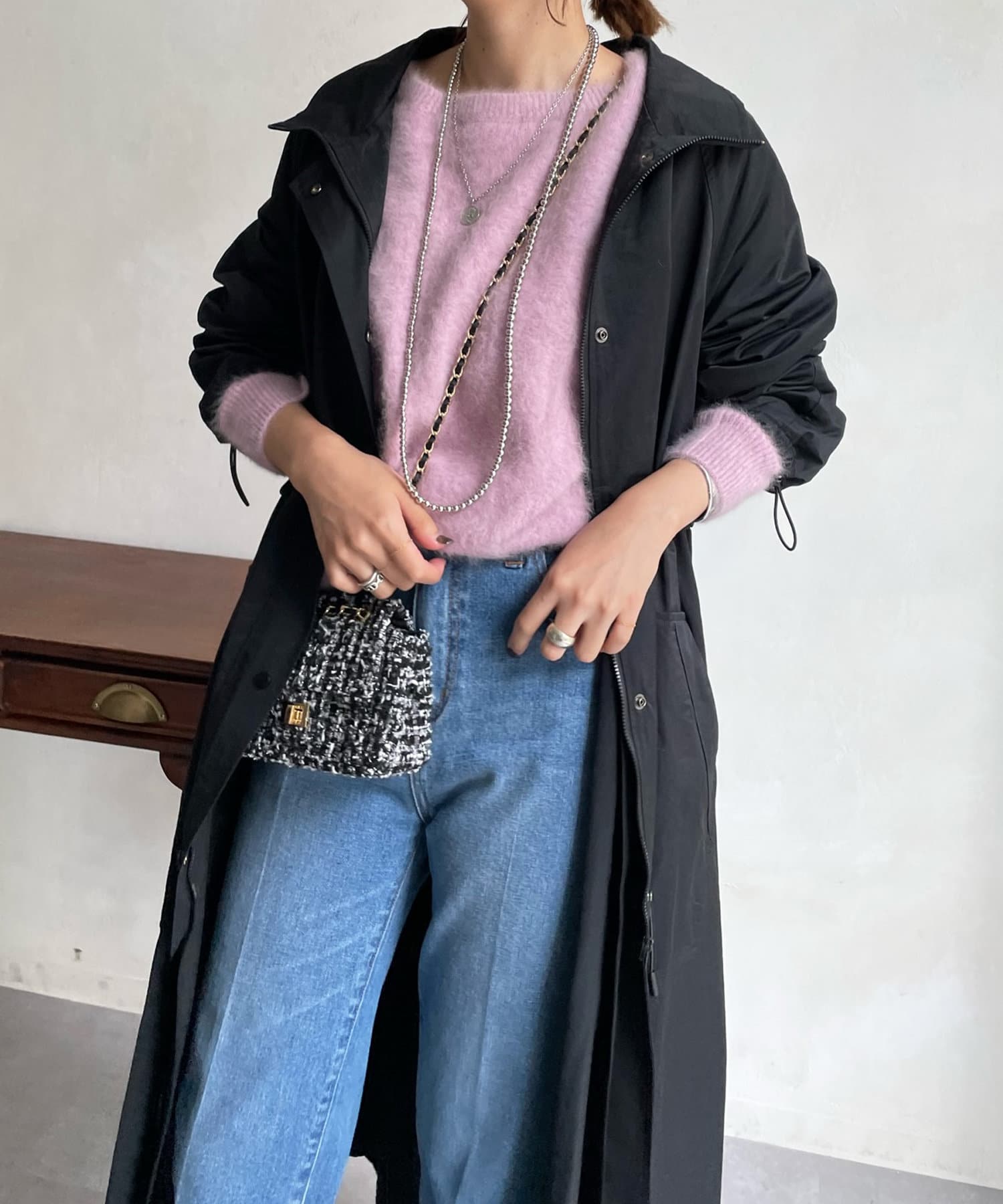 ロングジップアップコート | DOUDOU(ドゥドゥ)レディース | PAL CLOSET 