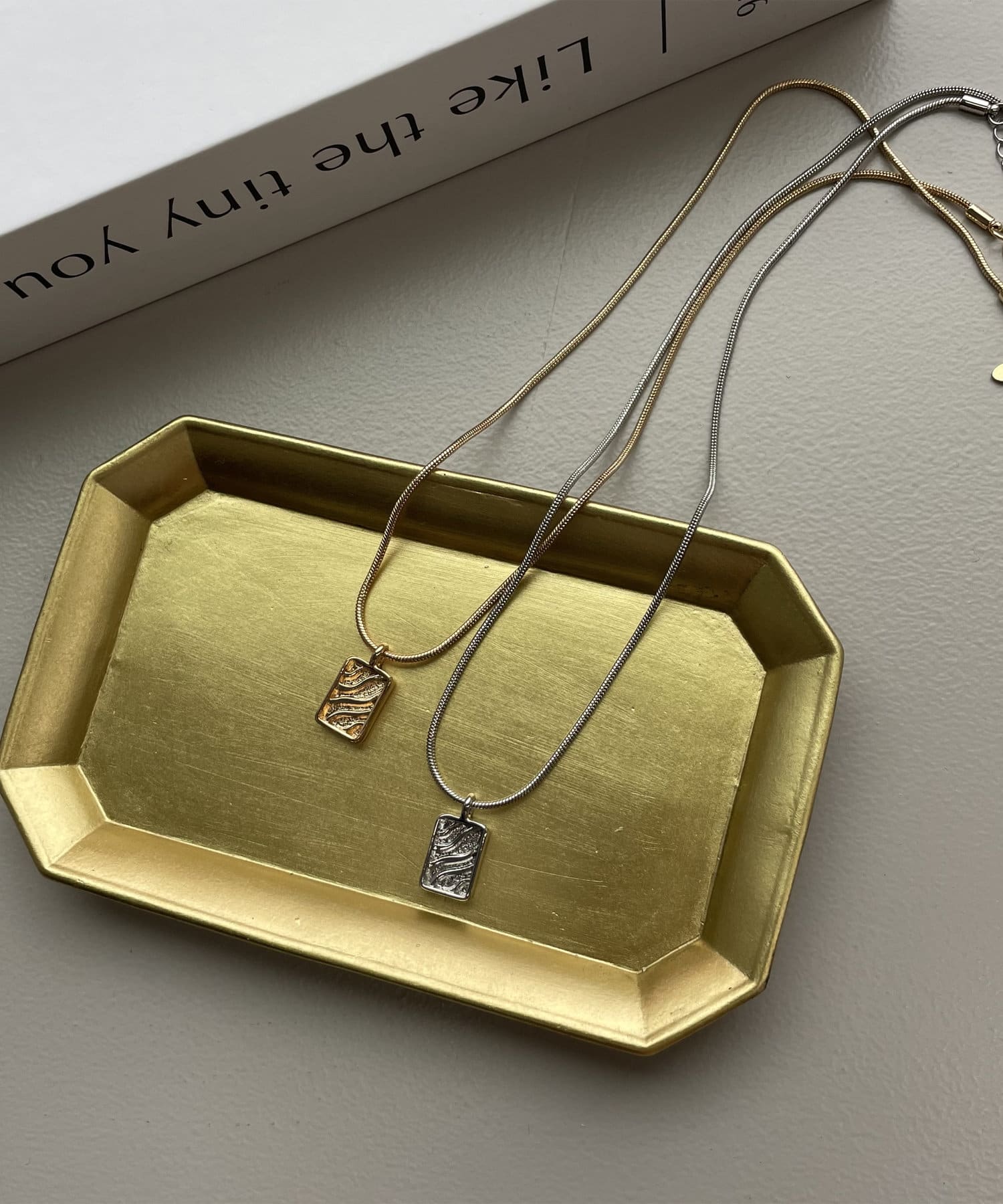 un dix cors(アンディコール) 【GOLDY】ナミラインショートネックレス