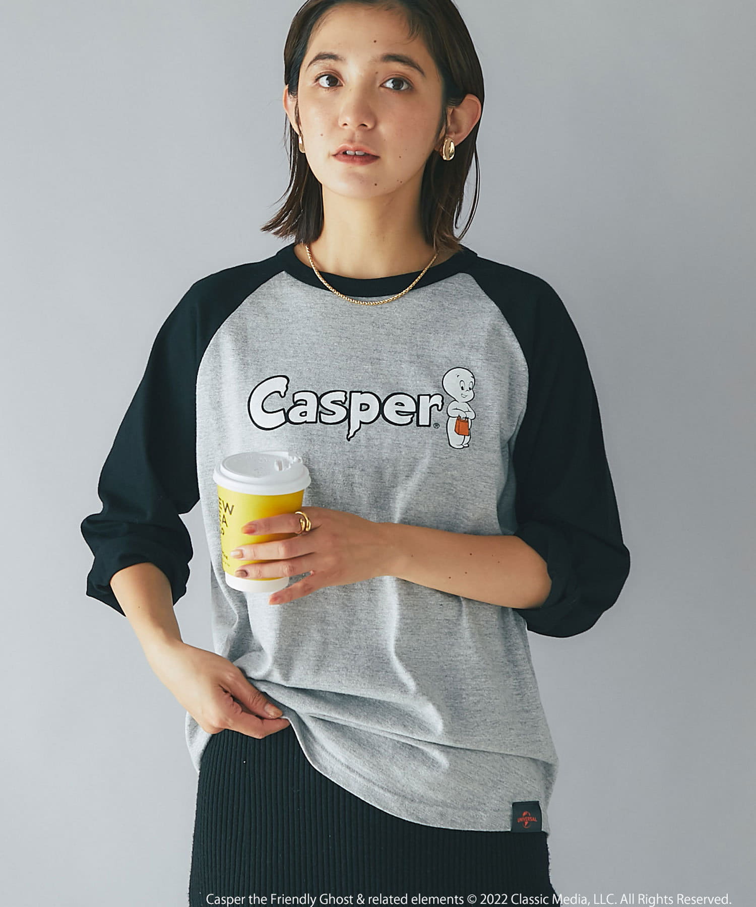 CASPER（キャスパー)】ベースボールTシャツ | RIVE DROITE(リヴドロワ