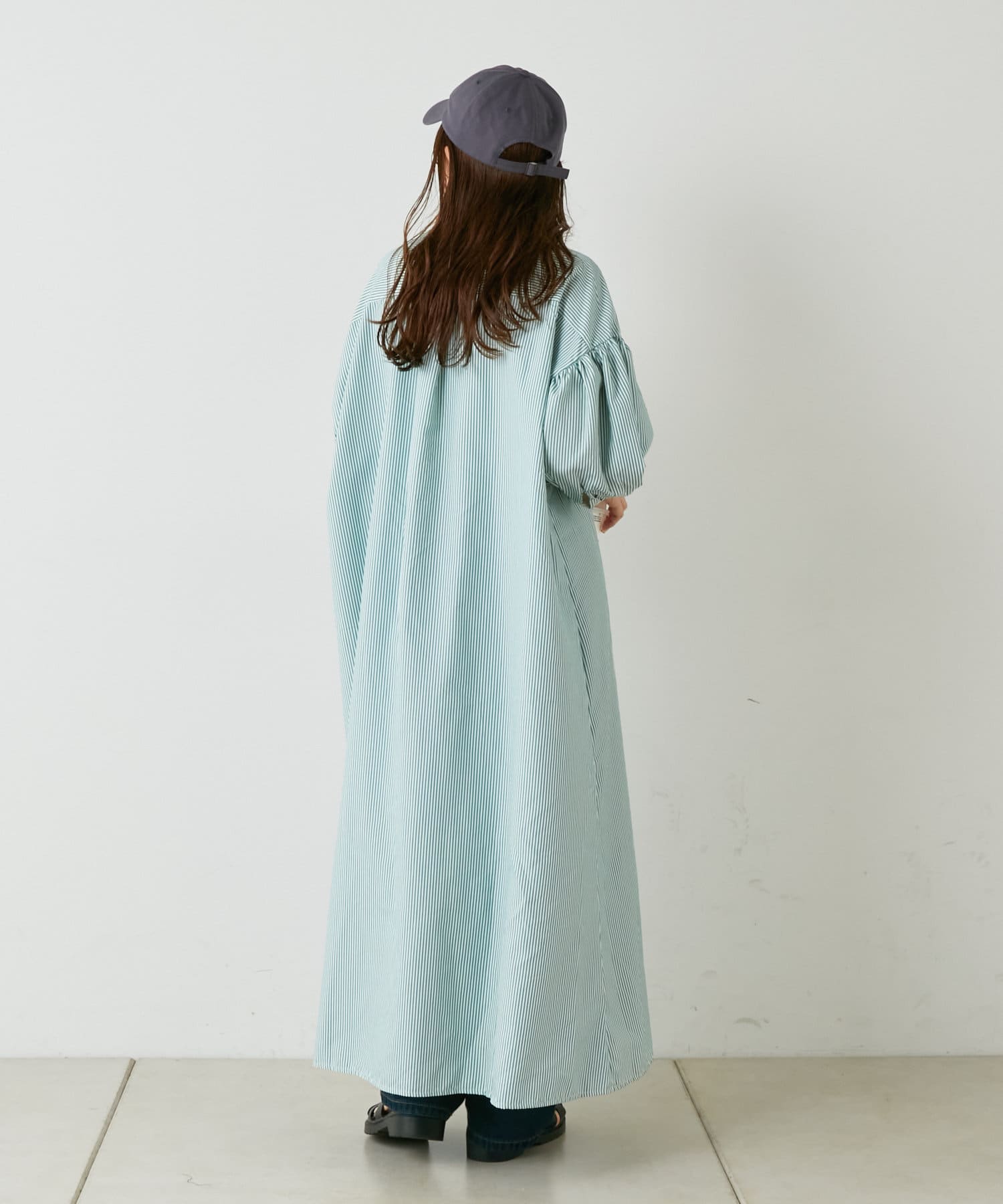 ストライプシャツワンピース | NICE CLAUP / OLIVE des OLIVE OUTLET