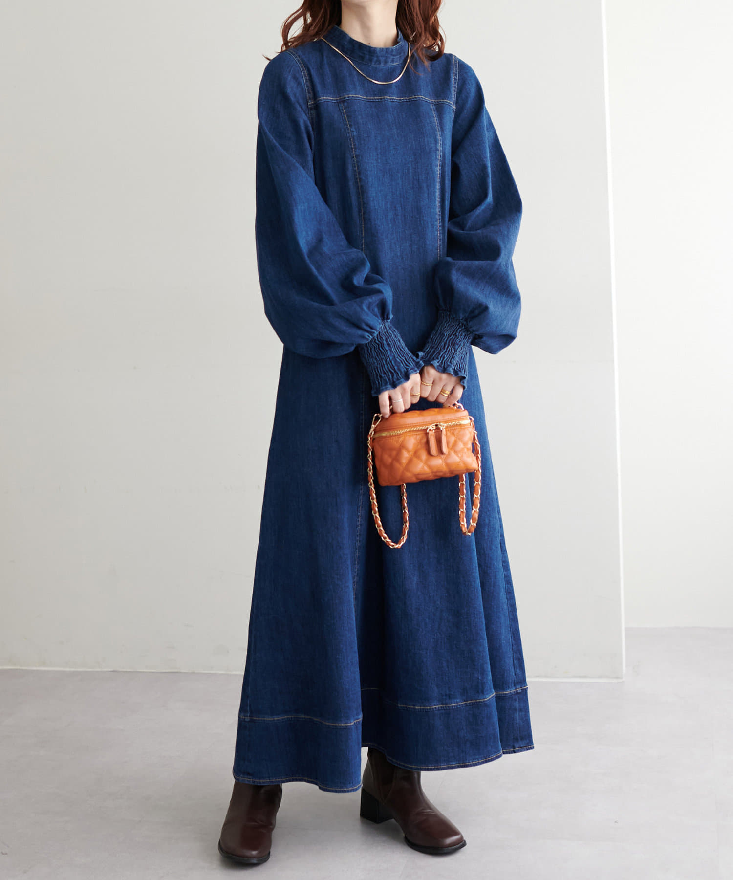 デニムロングワンピース Discoat ディスコート レディース Pal Closet パルクローゼット パルグループ公式ファッション通販サイト