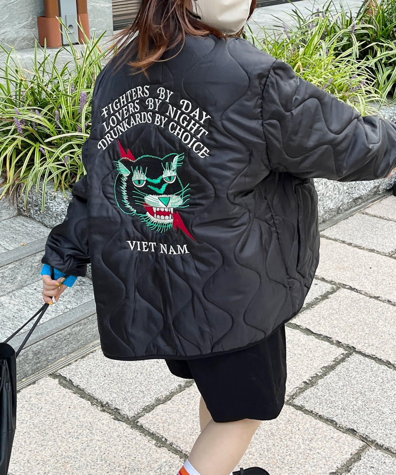 クーポン最安価格 KEITA MARUYAMA バック刺繍キルティングジャケット