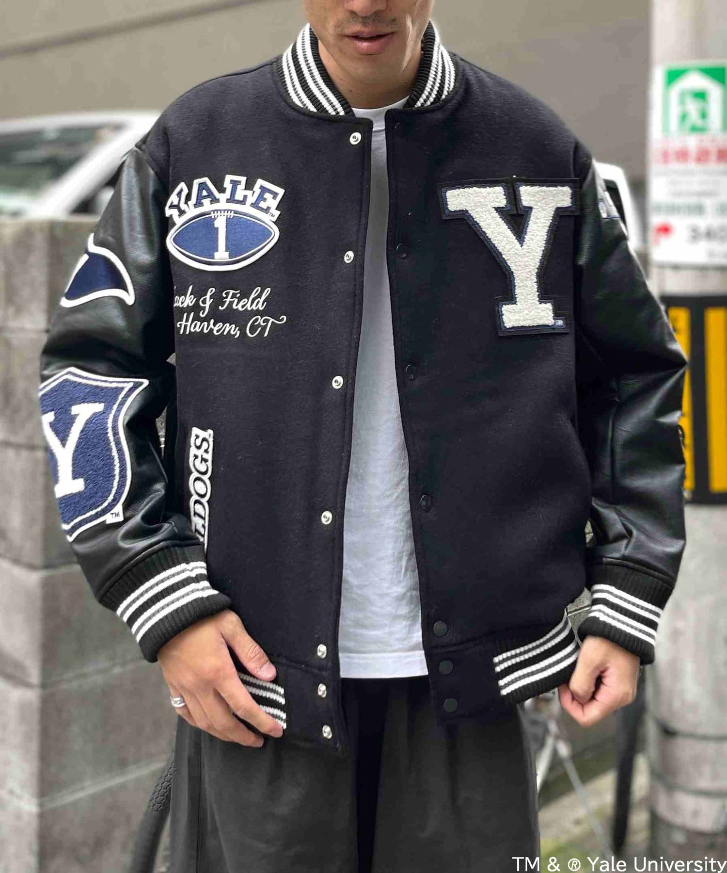 【週末値下げ】YALE大学 スタジャン 週末値下げ】YALE大学 スタジャン - メルカリ