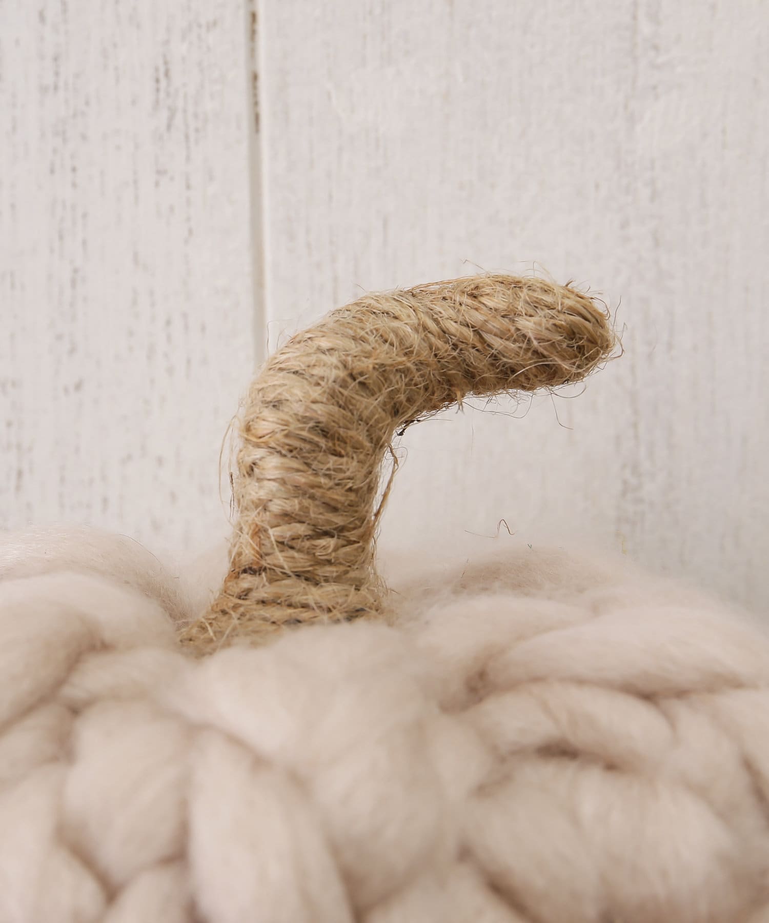 HALLOWEEN】毛糸のかぼちゃ（アイボリー） | salut!(サリュ)ライフ