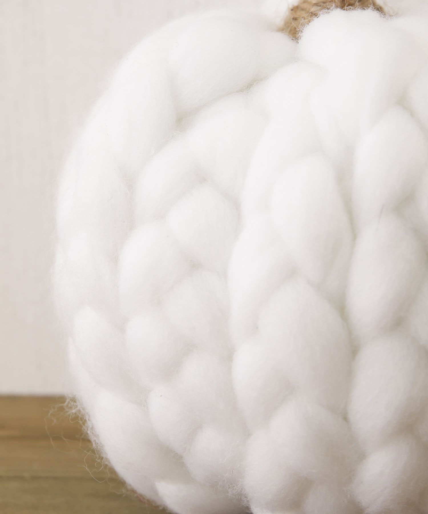 HALLOWEEN】毛糸のかぼちゃ（ホワイト） | salut!(サリュ)ライフ