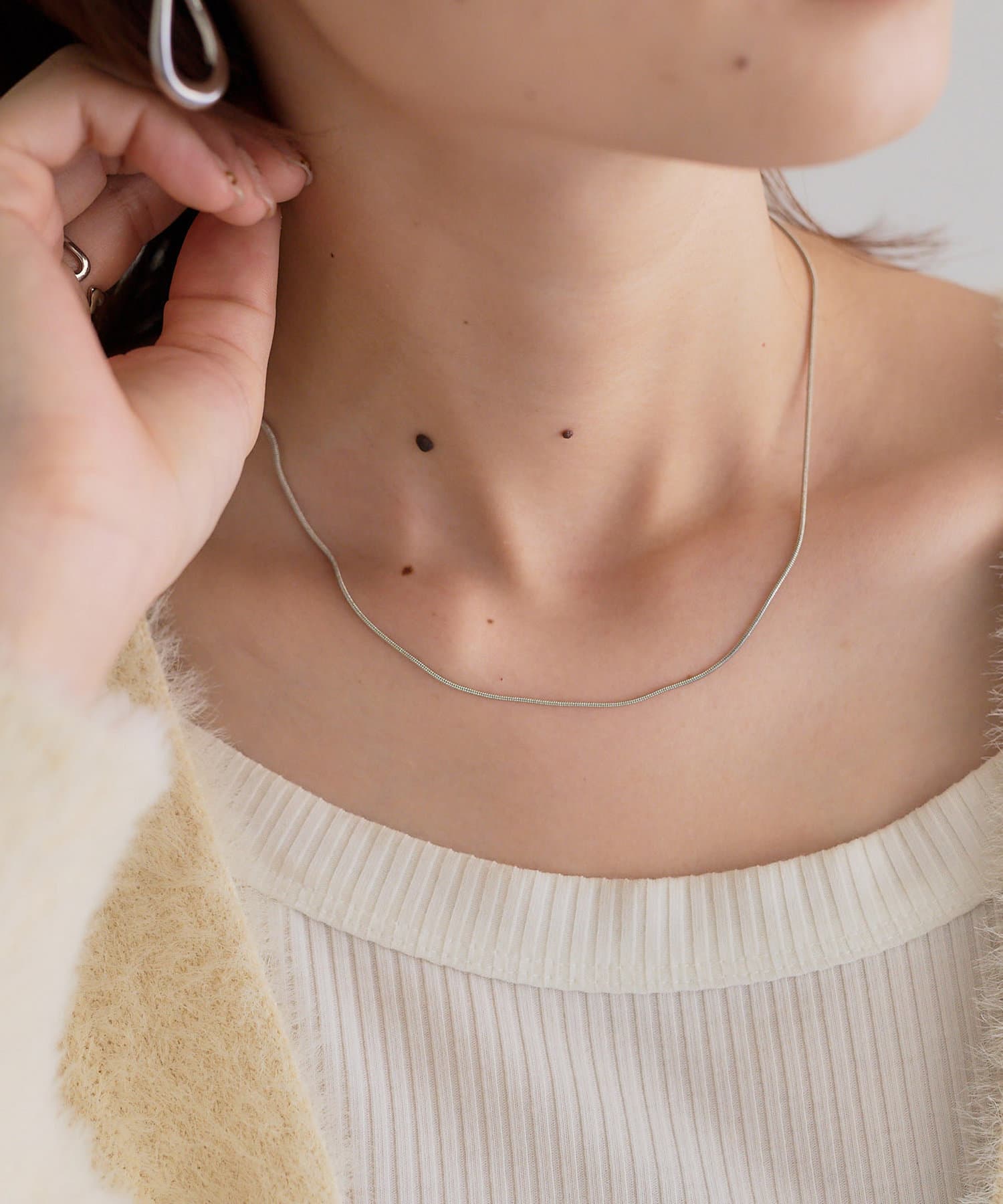 Goldy 細スネークチェーンショートネックレス Discoat ディスコート レディース Pal Closet パルクローゼット パルグループ公式ファッション通販サイト