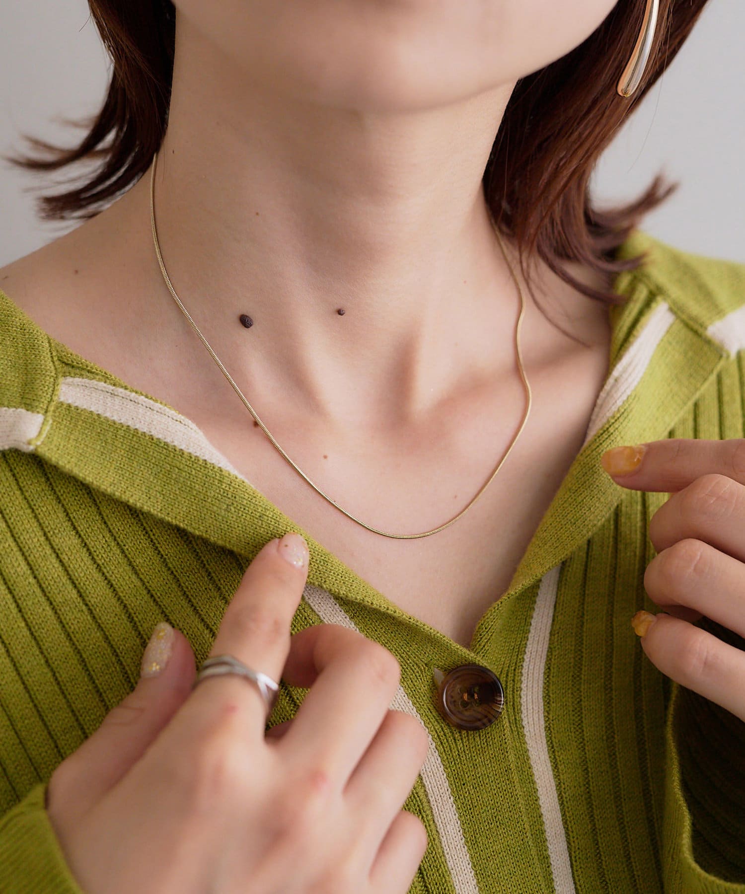 Goldy 細スネークチェーンショートネックレス Discoat ディスコート レディース Pal Closet パルクローゼット パルグループ公式ファッション通販サイト