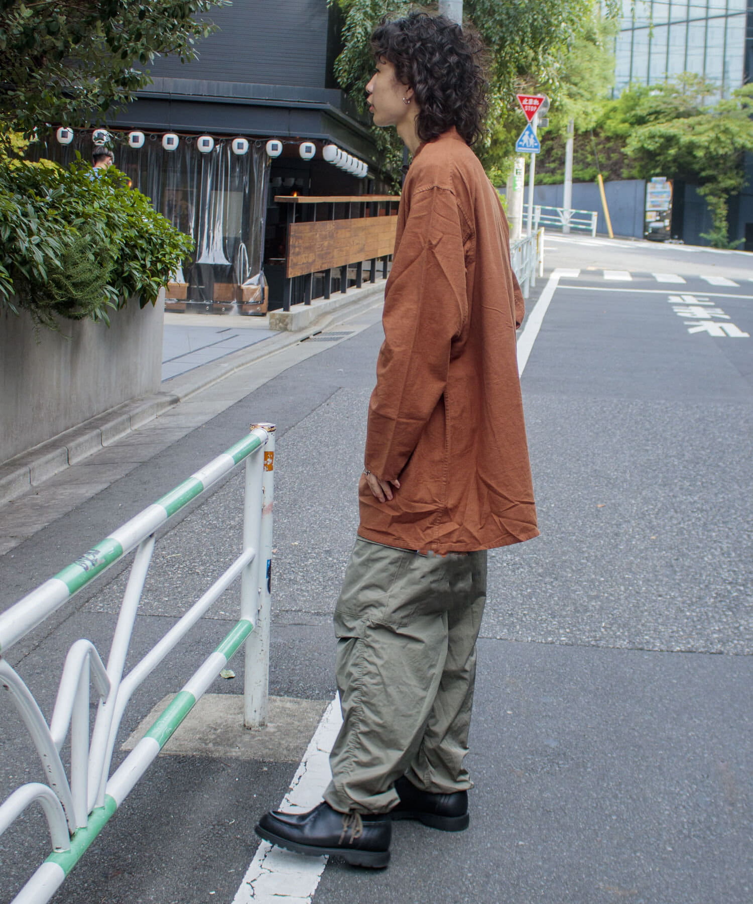 FREDY & GLOSTER(フレディ アンド グロスター) 【ARMY TWILL】ミリタリースモックシャツ