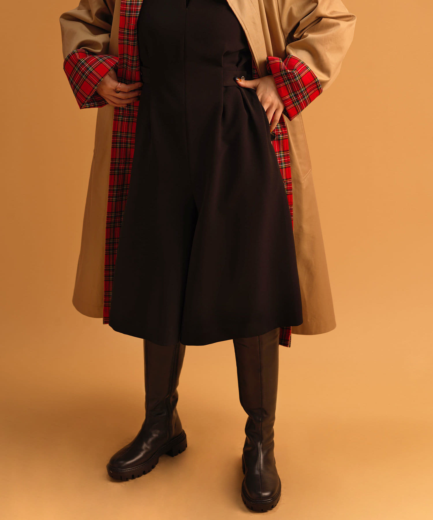 Kinloch Anderson リバーシブルロングコート