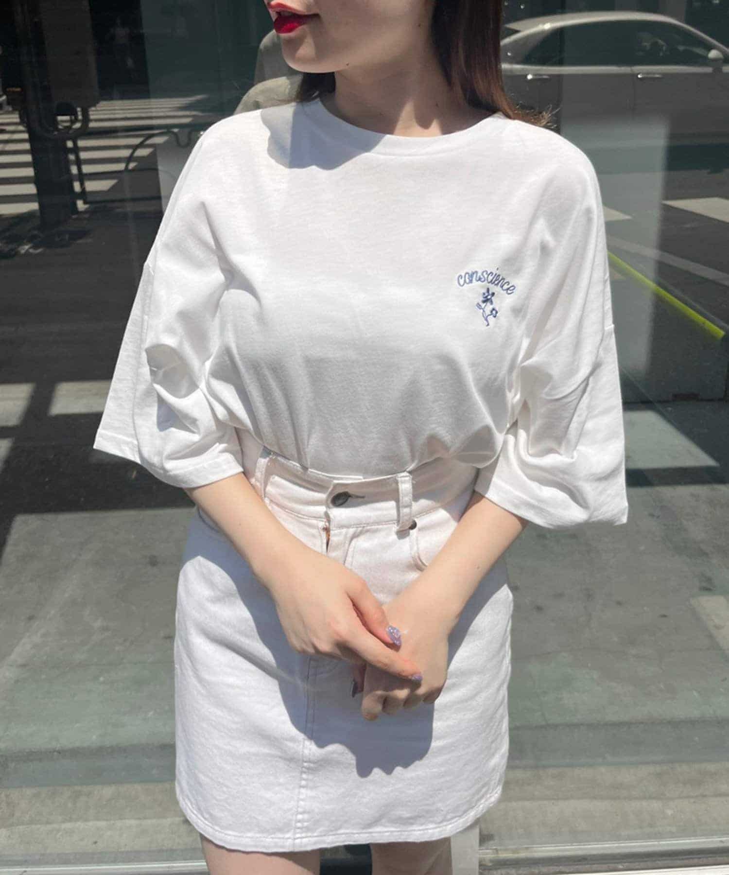 花プリントビッグtシャツ Olive Des Olive Outlet オリーブ デ オリーブ アウトレット レディース Pal Closet パルクローゼット パルグループ公式ファッション通販サイト