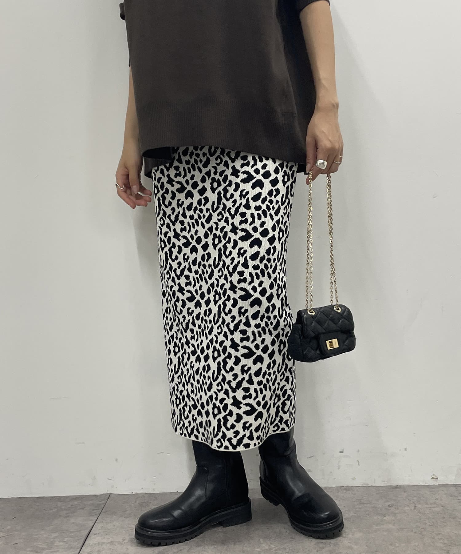 ジャガードニットスカート | Loungedress(ラウンジドレス)レディース 