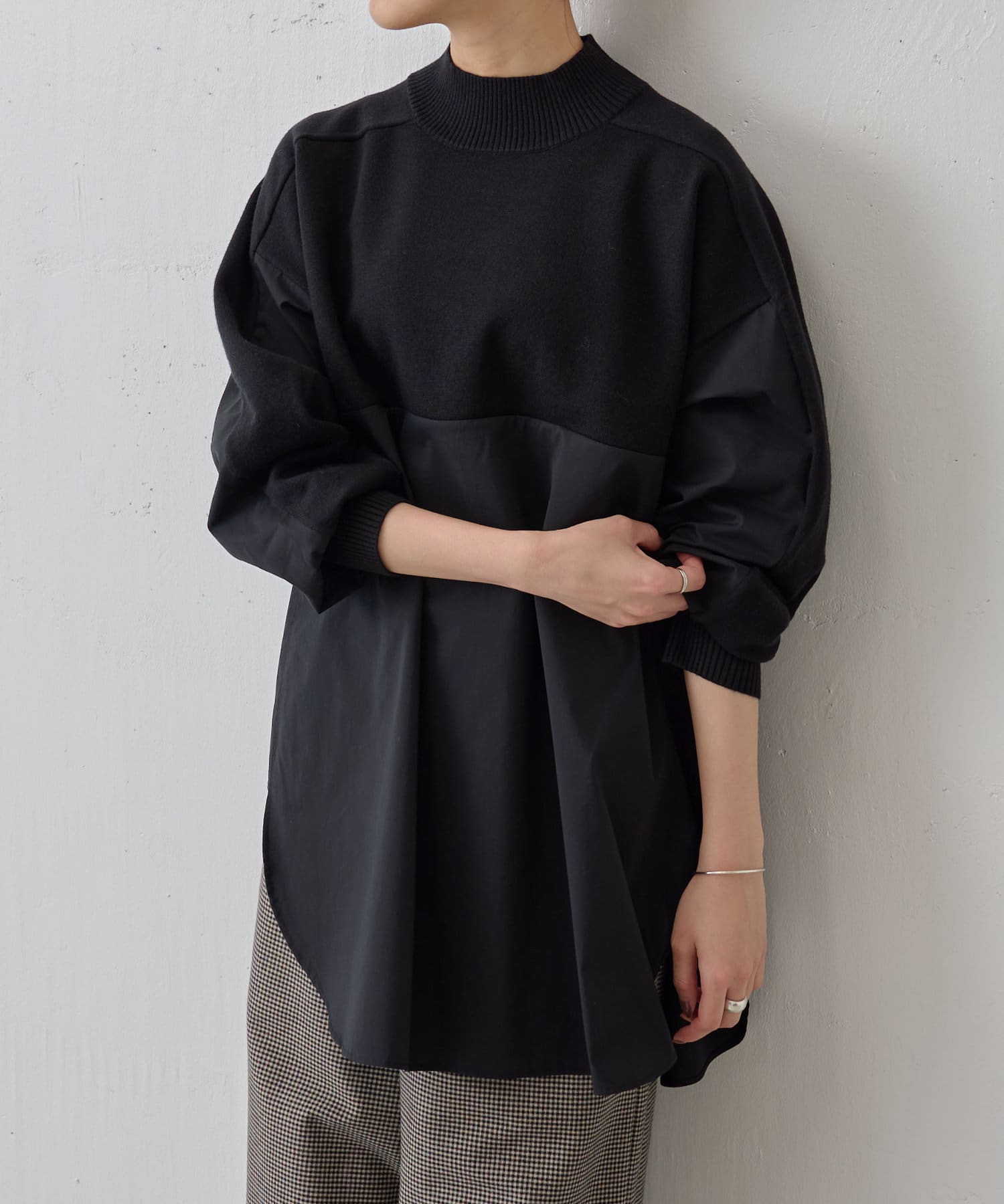 BEARDSLEY(ビアズリー) 《お仕事服としても人気》シャツコンビニット