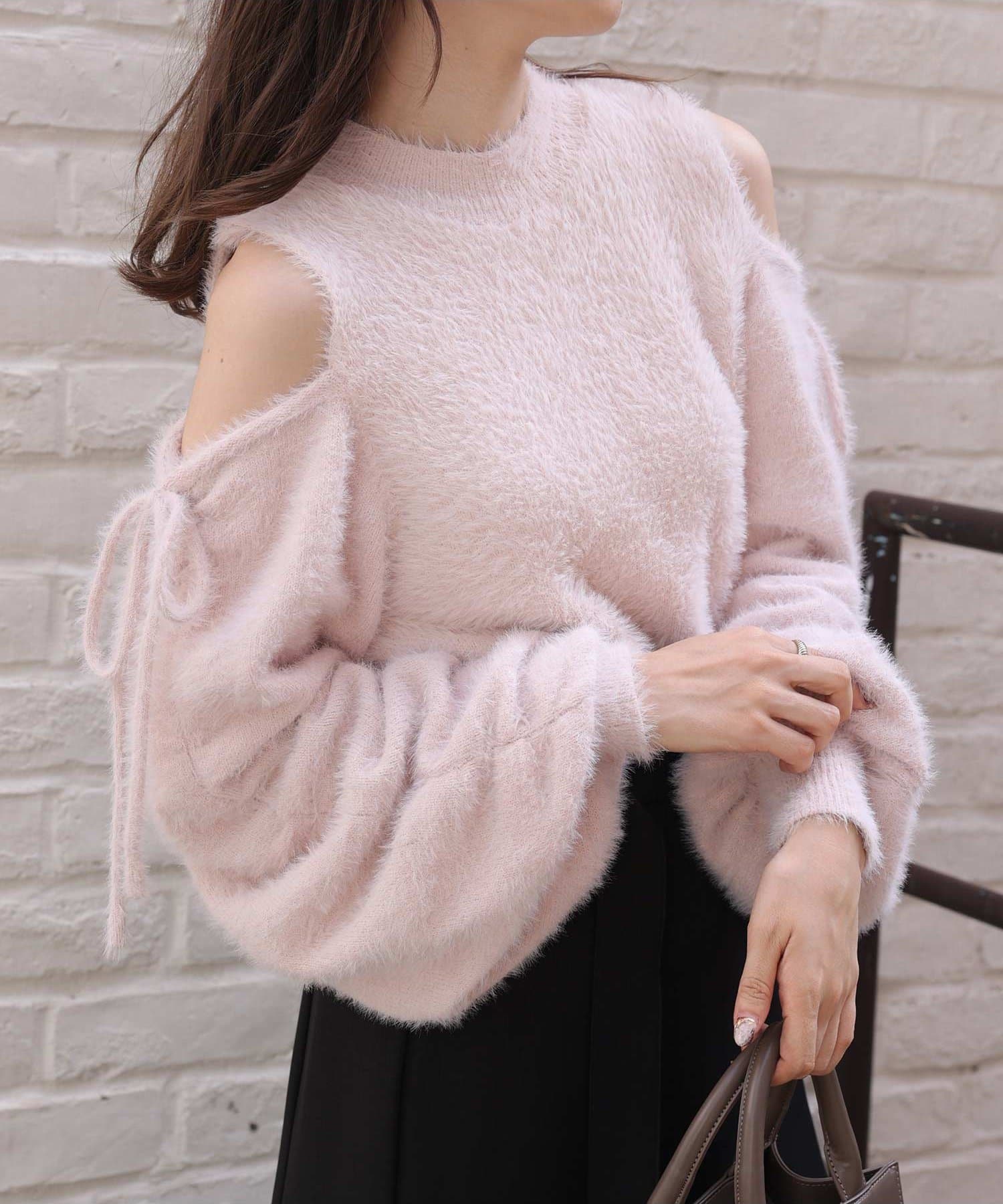 肩あきフェザーニット One After Another Nice Claup ワンアフターアナザー ナイスクラップ レディース Pal Closet パルクローゼット パルグループ公式ファッション通販サイト 肩あきフェザーニット One After Another Nice Claup ワンアフターアナザー ナイスクラップ レディース Pal Closet パルクローゼット パルグループ公式ファッション通販サイト