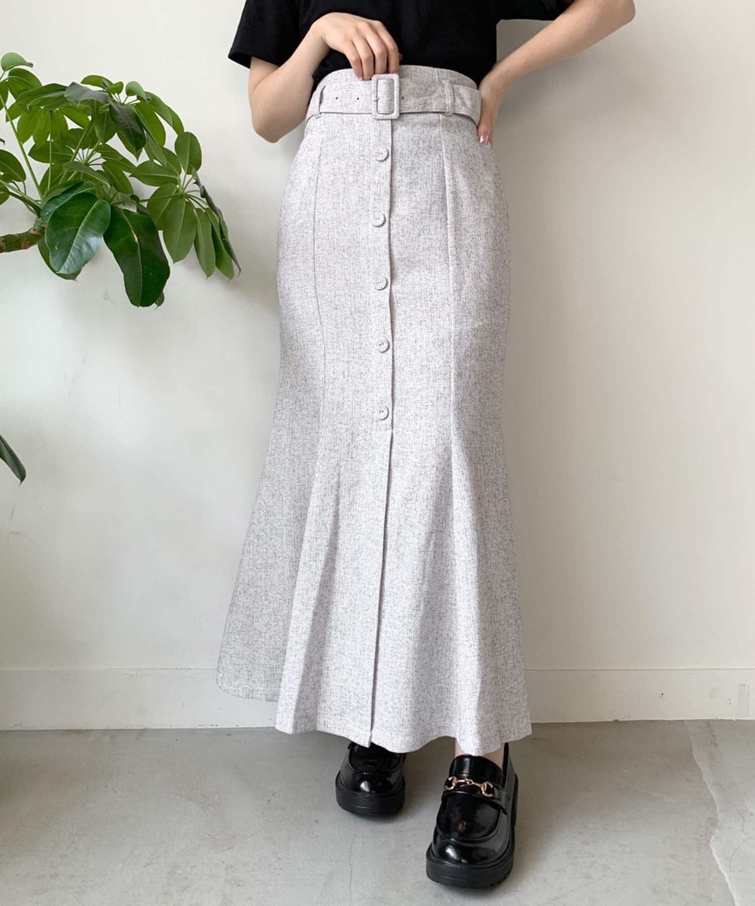 ベルト付き前ボタンマーメイドスカート Olive Des Olive Outlet オリーブ デ オリーブ アウトレット レディース Pal Closet パルクローゼット パルグループ公式ファッション通販サイト