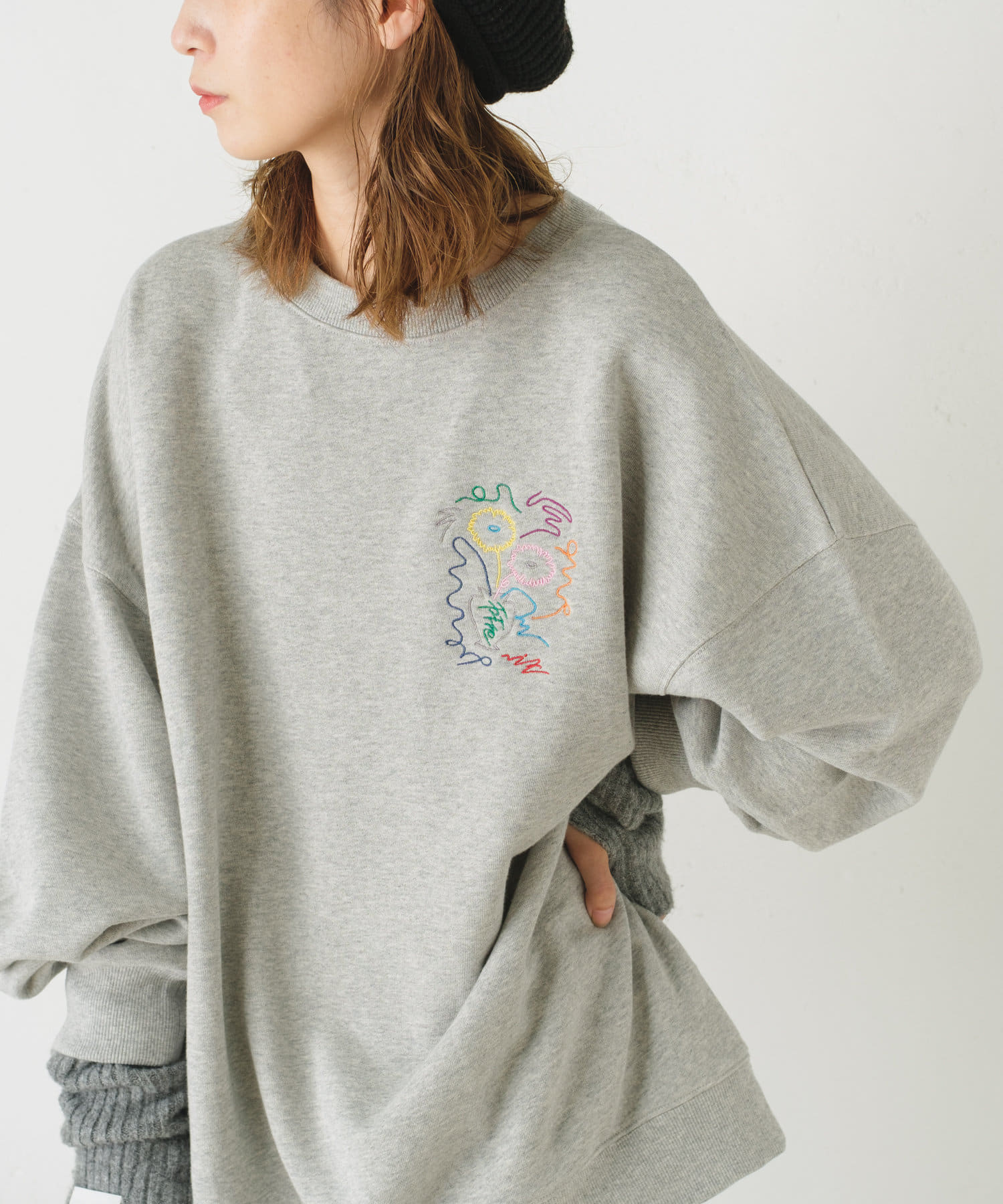 UNISEX】SIXSENCE FLOWER SWEAT | Kastane(カスタネ)レディース | PAL