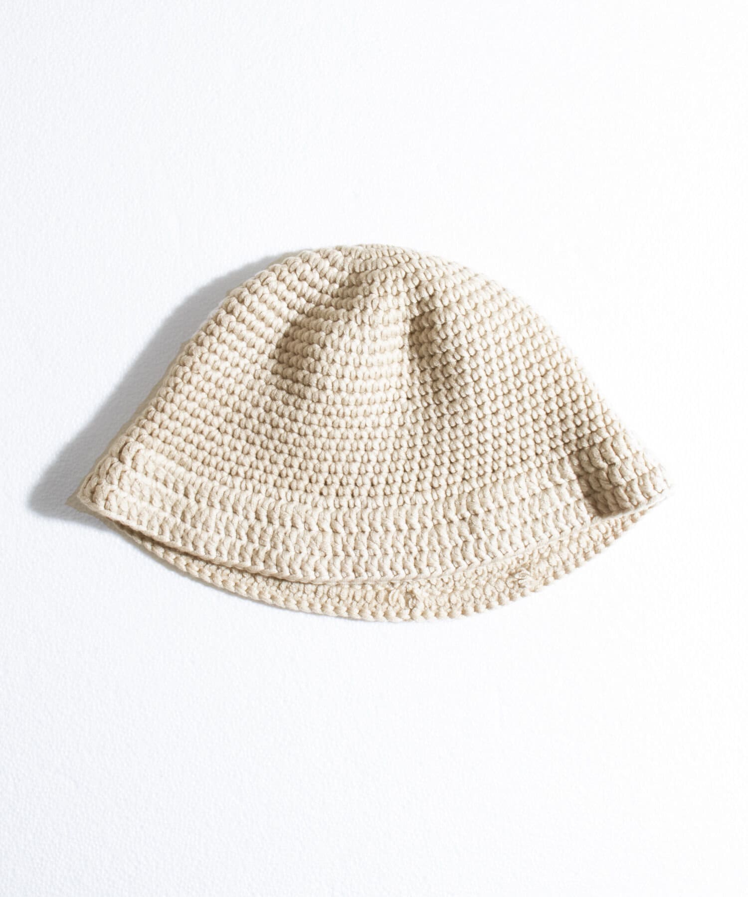 GLOSTER】HAND KNIT HAT クロシェ かぎ編み バケットハット | FREDY 