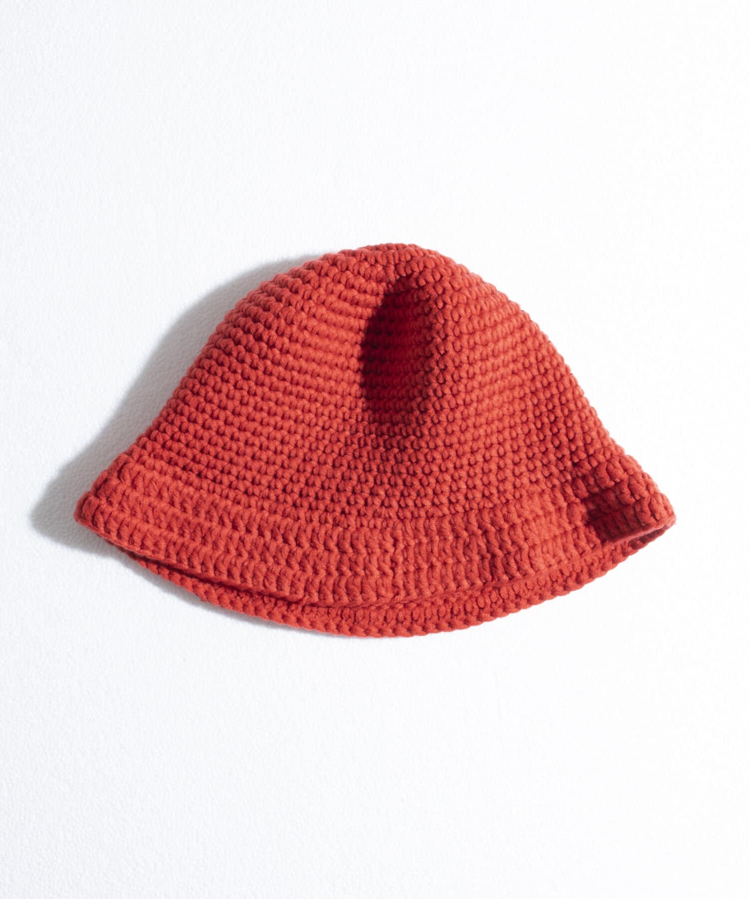 GLOSTER】HAND KNIT HAT クロシェ かぎ編み バケットハット | FREDY