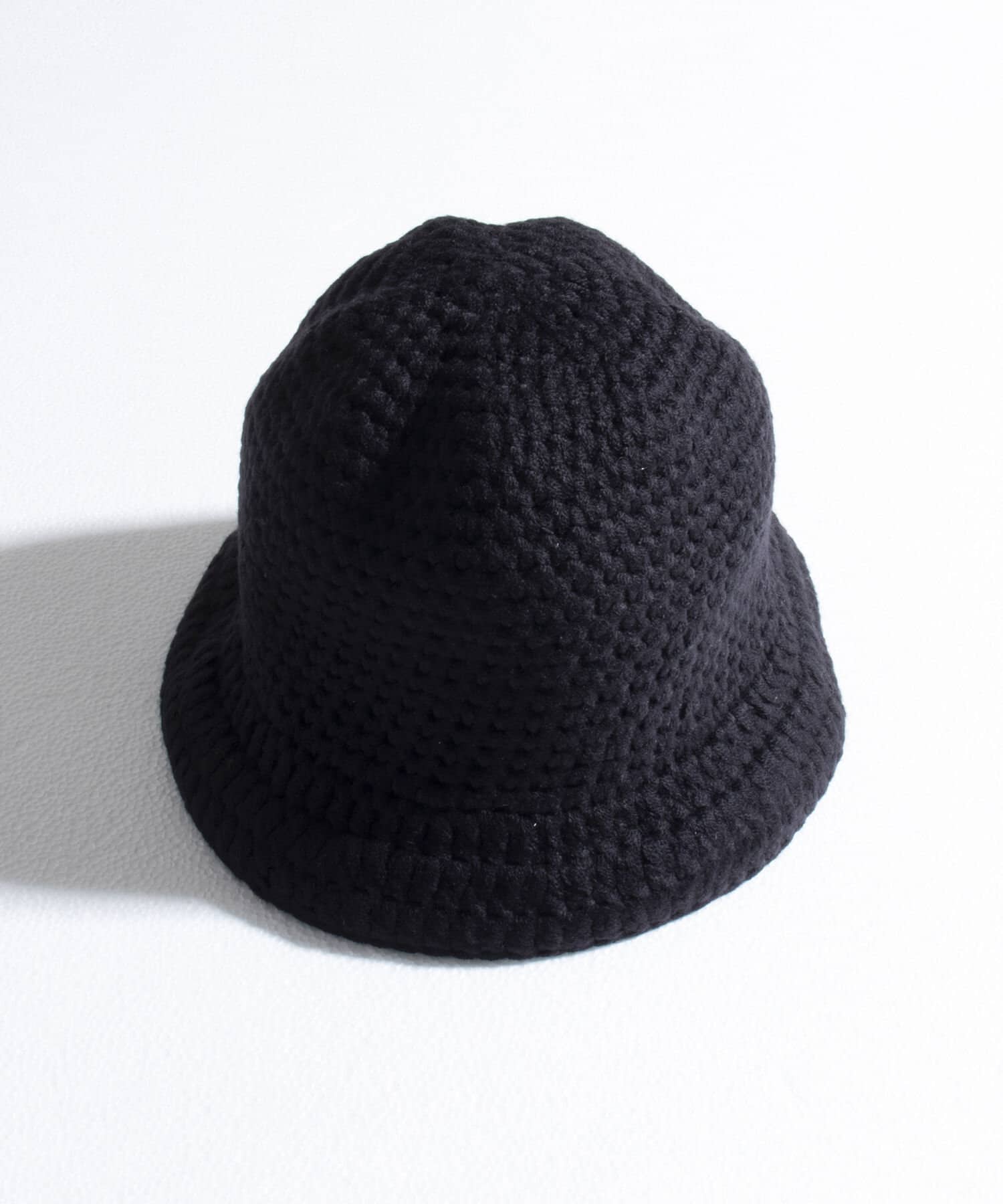 GLOSTER】HAND KNIT HAT クロシェ かぎ編み バケットハット | FREDY