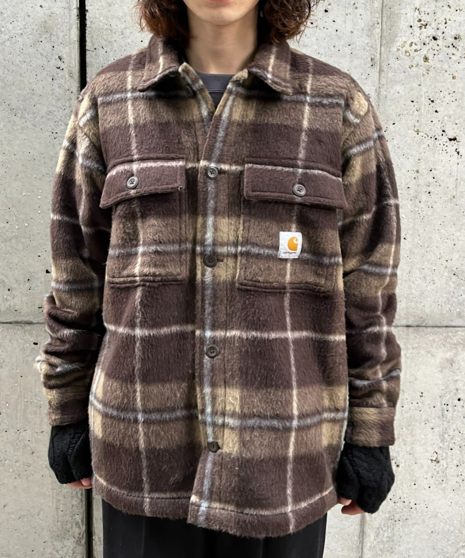 carhartt plaid coats & jackets