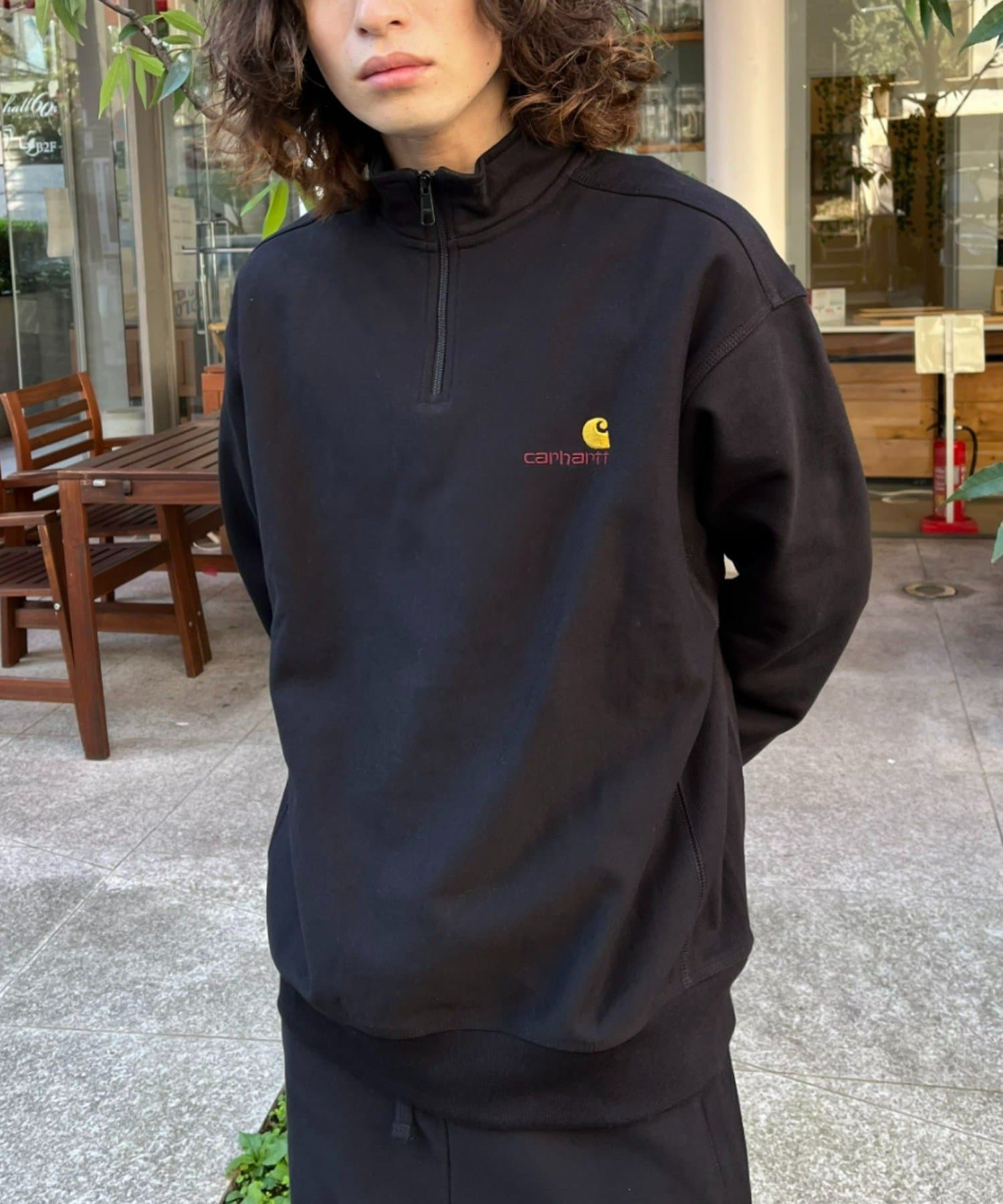 即完売モデル】carhartt WIP スウェット トレーナー ハーフジップ www