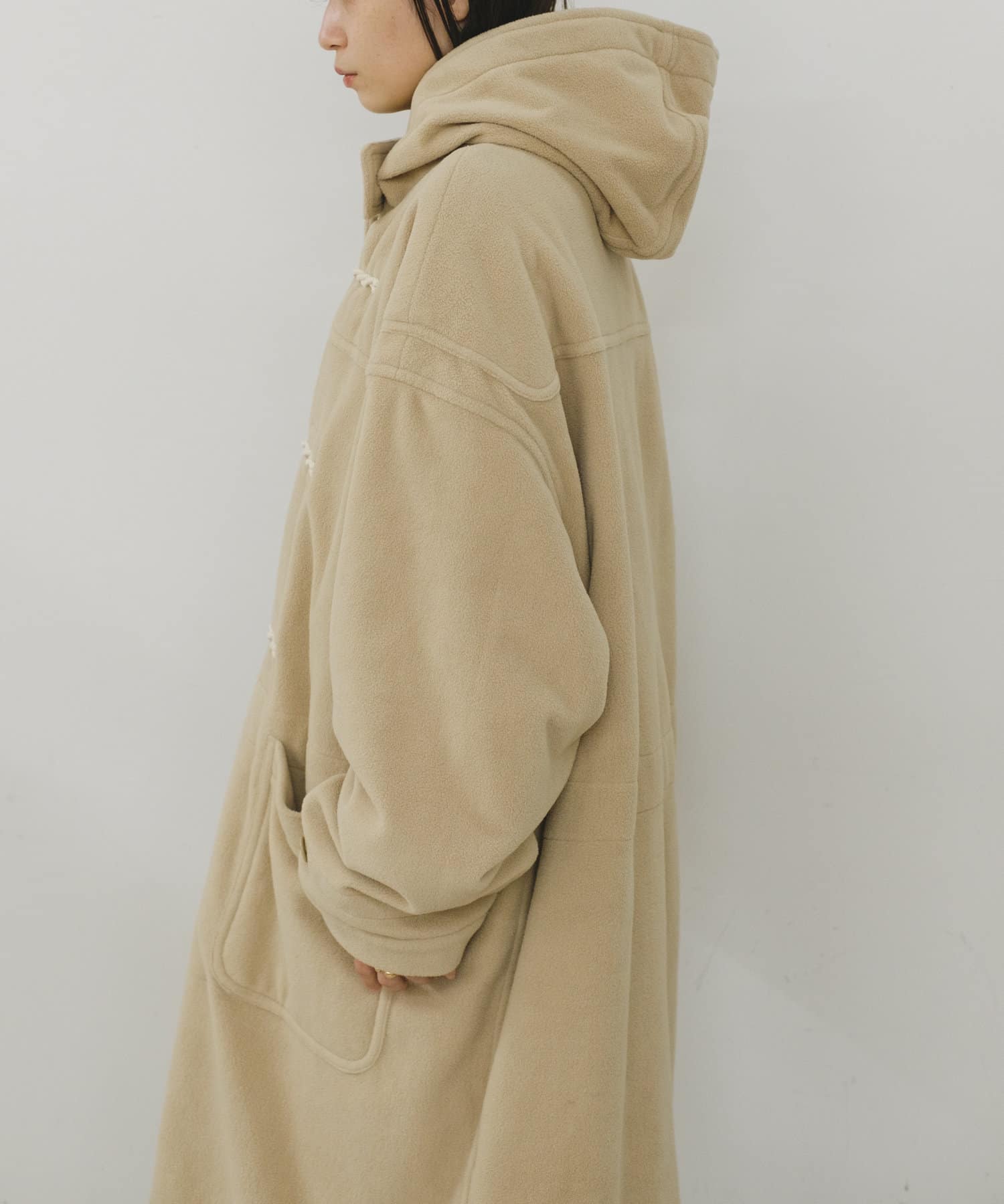 WHIMSIC】MICRO FLEECE DUFFLE COAT | Kastane(カスタネ)レディース